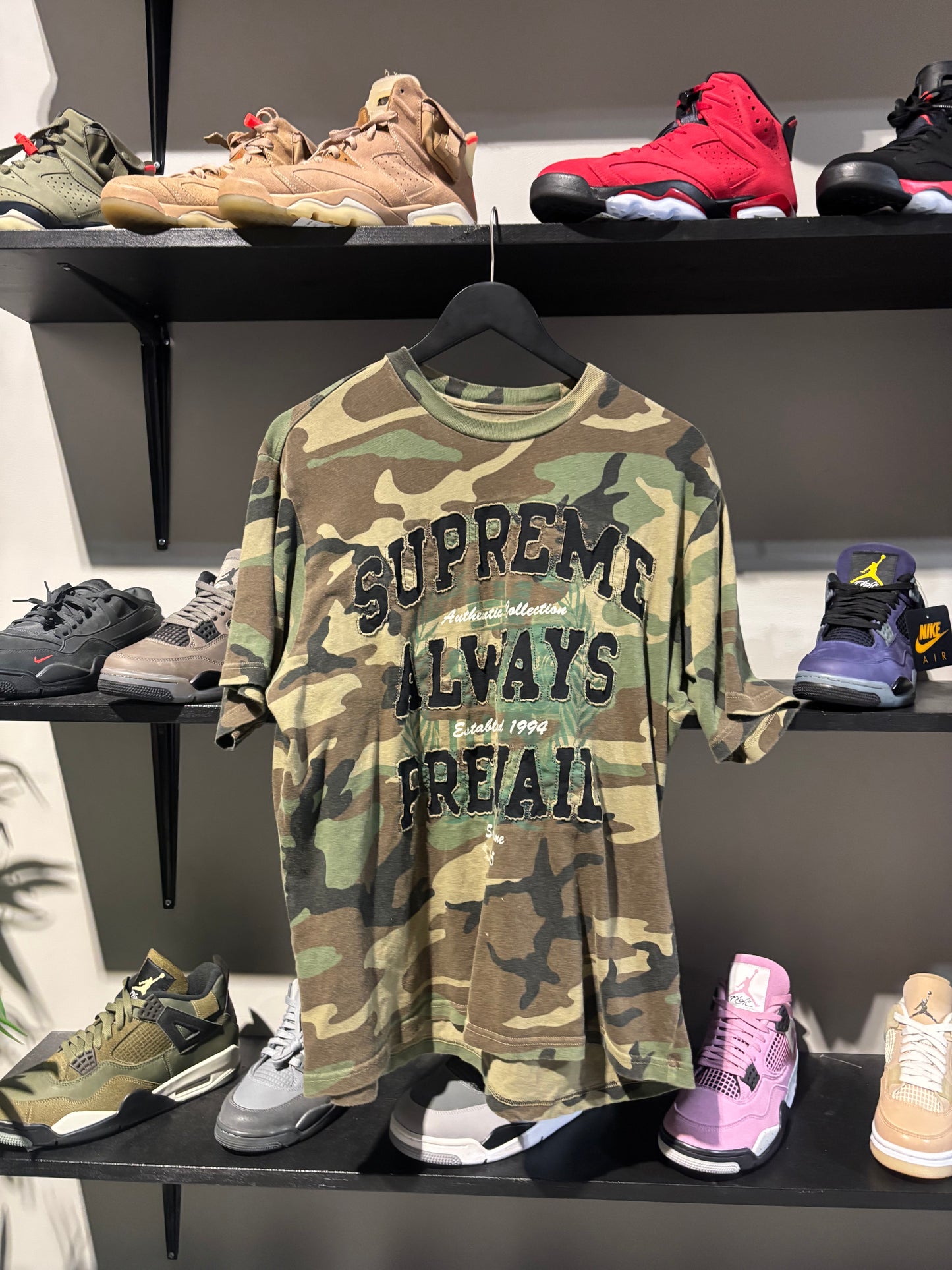 woodland camo supreme tee