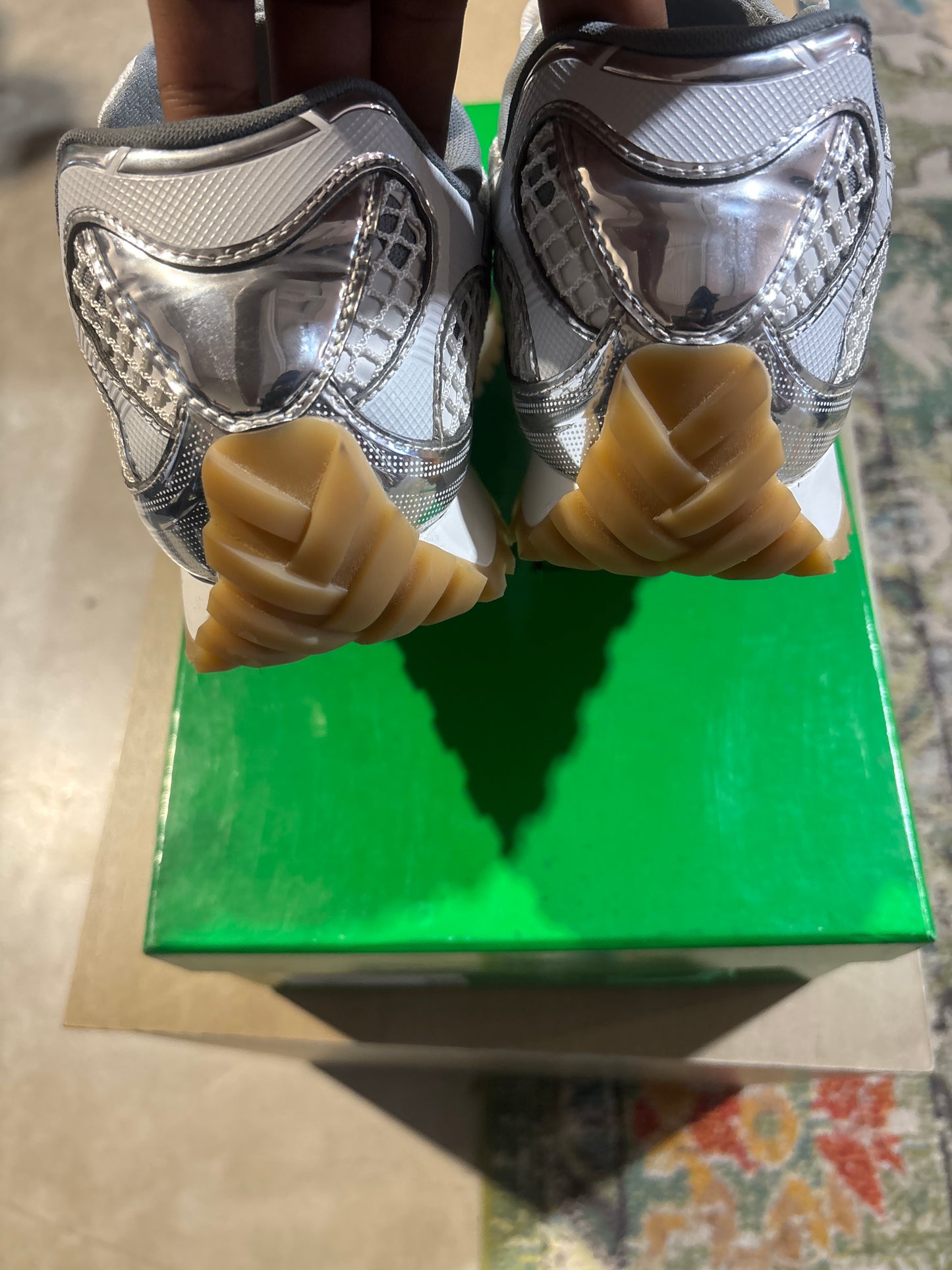 Bottega Orbit Silver/Gum Used Sz 10