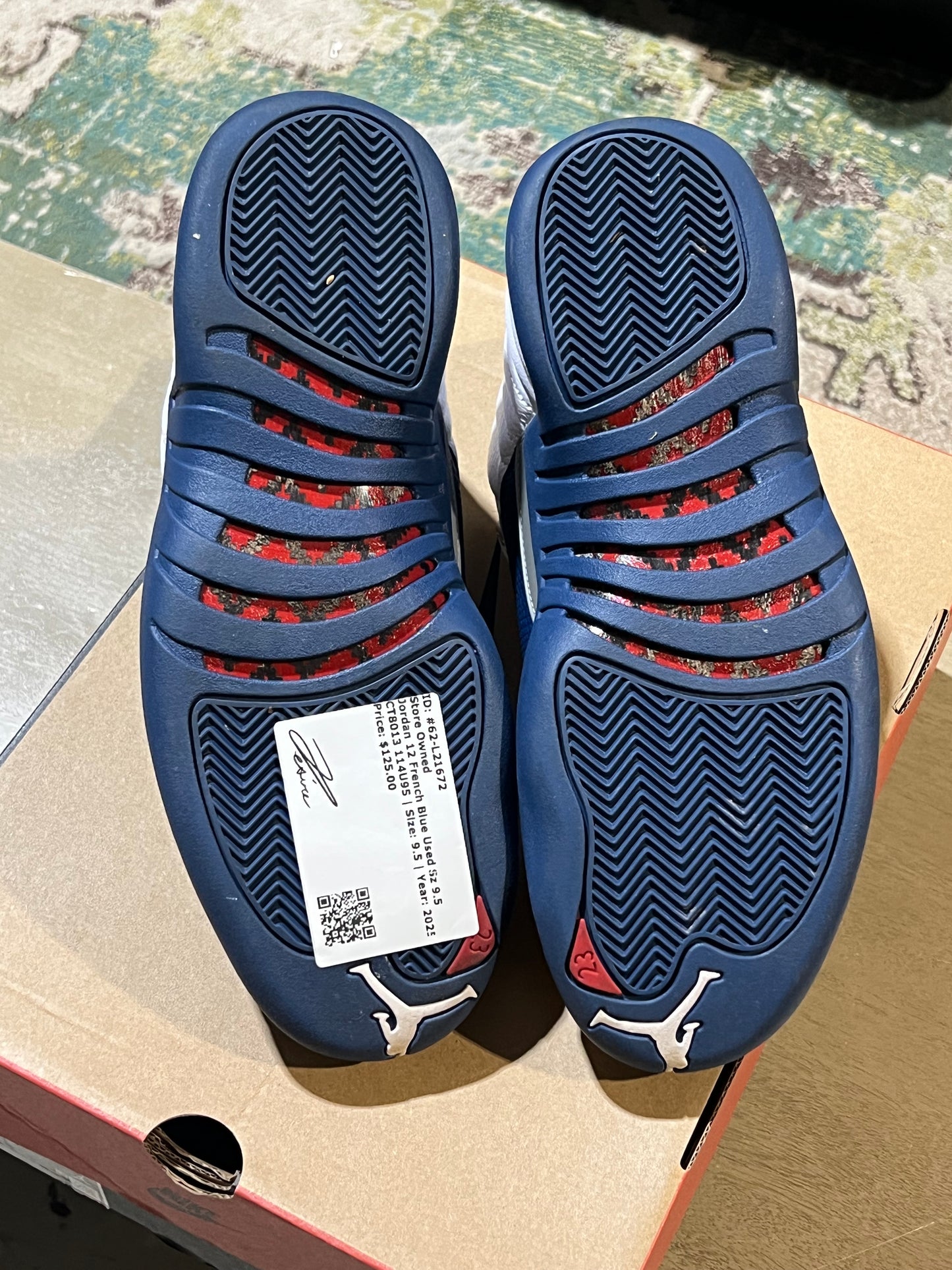Jordan 12 French Blue Used Sz 9.5