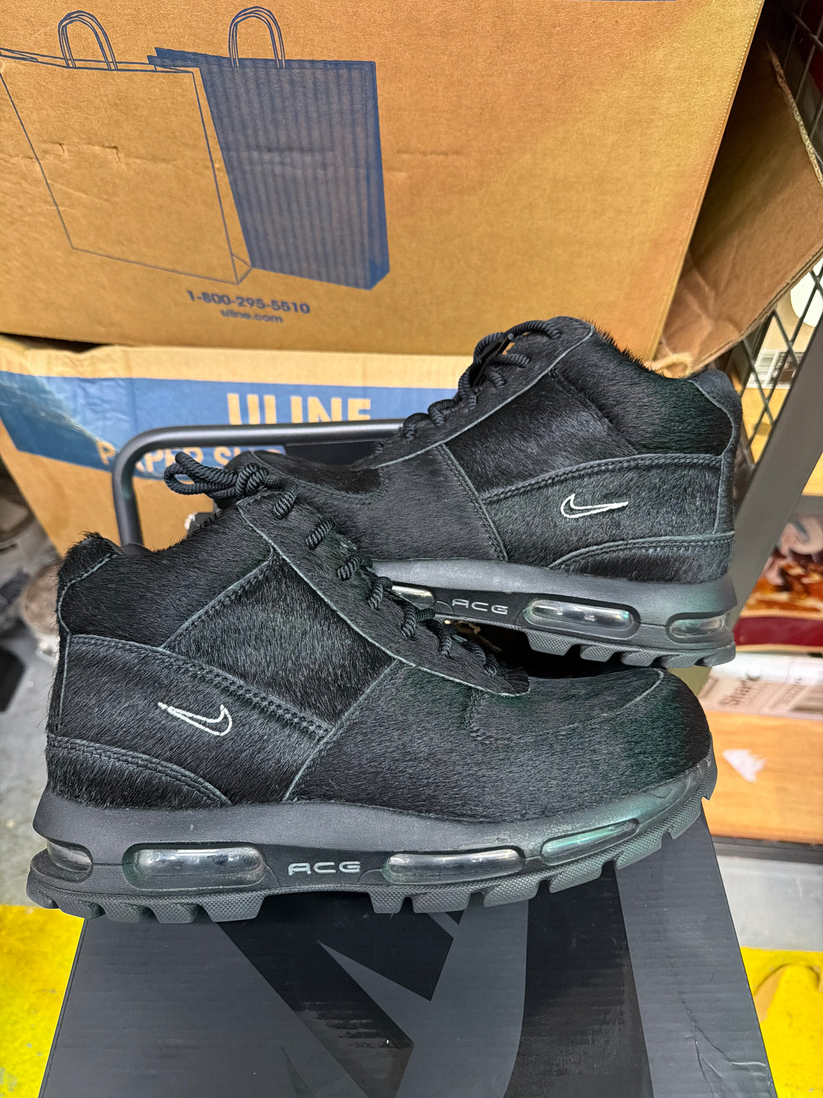 Nike ACG Boots Black Pony Used Sz 10
