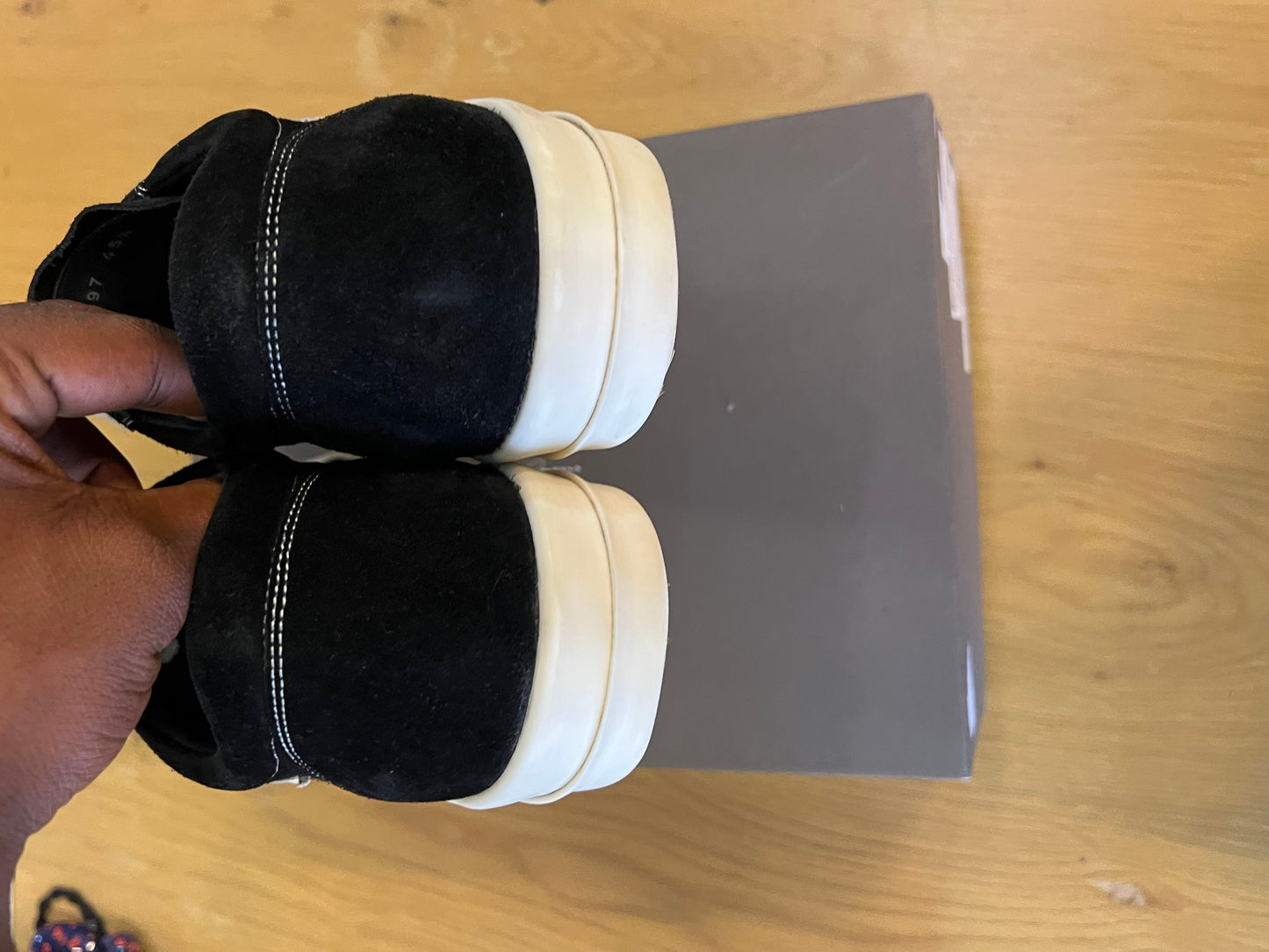 Rick Owens Luxor Vintage Low Milk Black