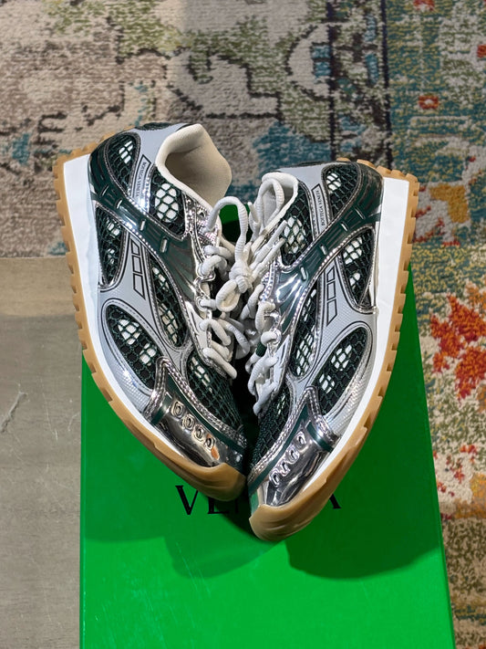 Bottega Orbit Sneaker Emerald Used Sz 6 - Pre-Owned