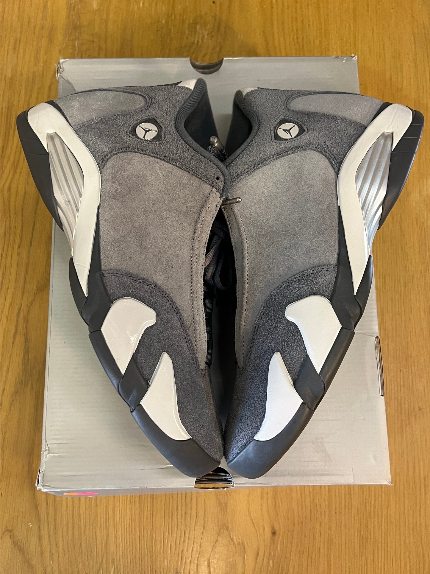 AIR JORDAN 14 RETRO FLINT GREY Used Sz 12.5