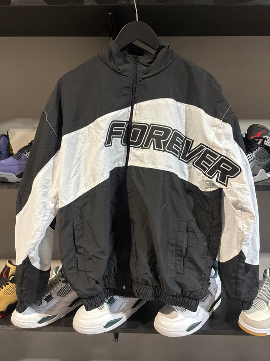 FOREVER HUNGRY WINDBREAKER SET BLACK/WHITE
