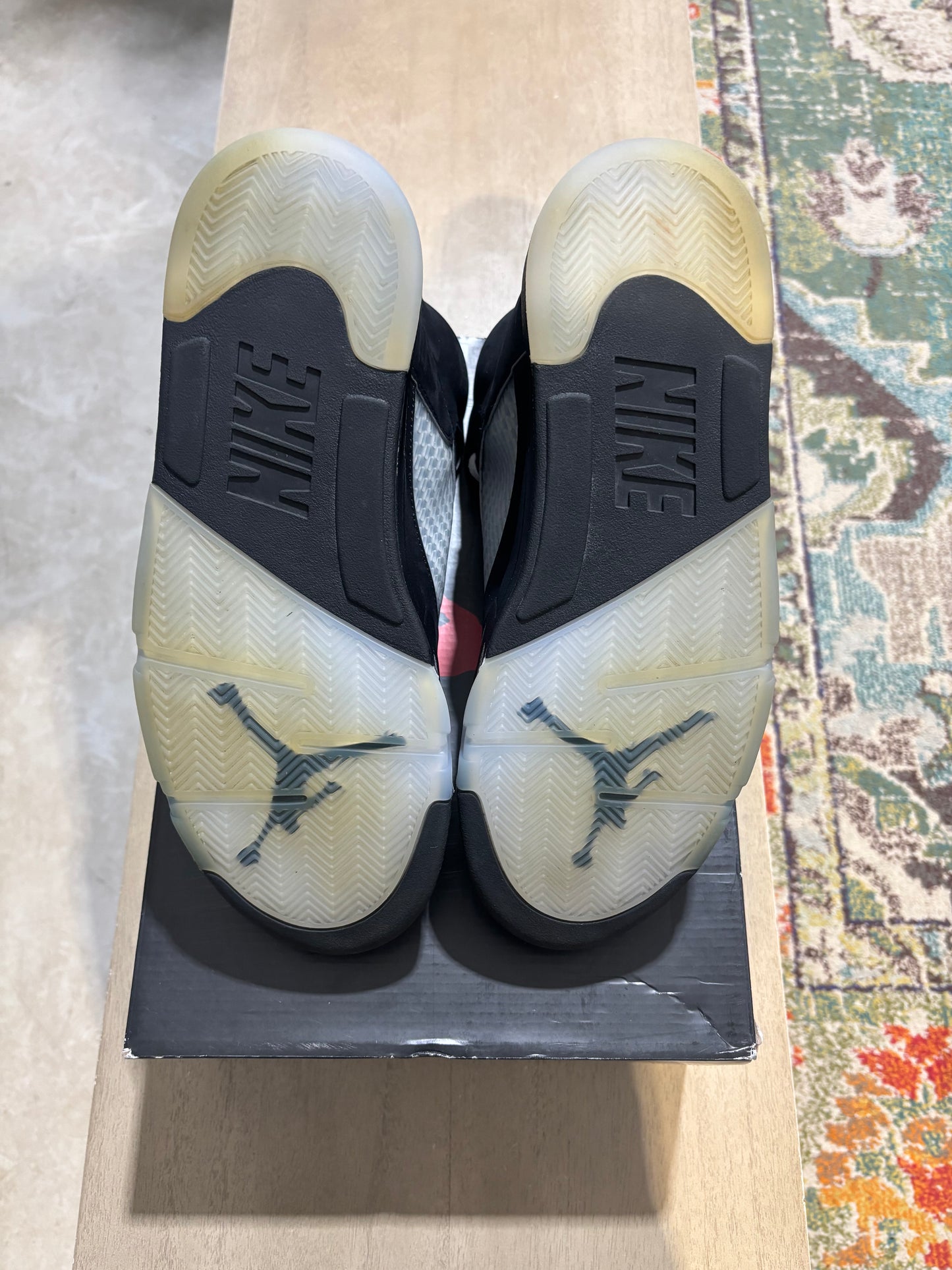 Air Jordan 5 metallic used sz 12
