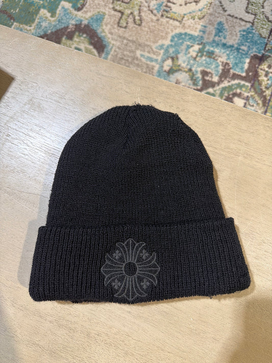 Chrome Hearts Black Cross Beanie