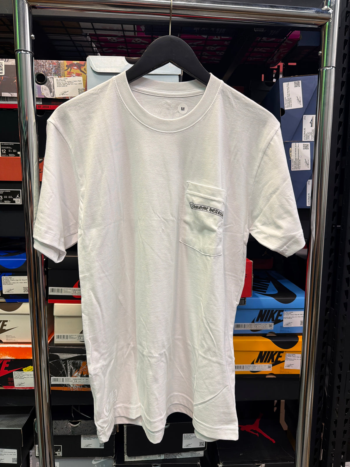 Chrome Hearts USA Script Cross Logo Tee White