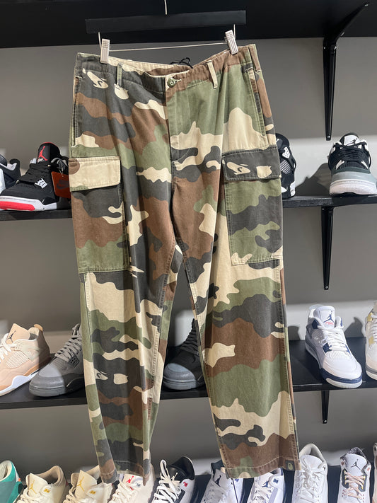 bape camo cargo pants