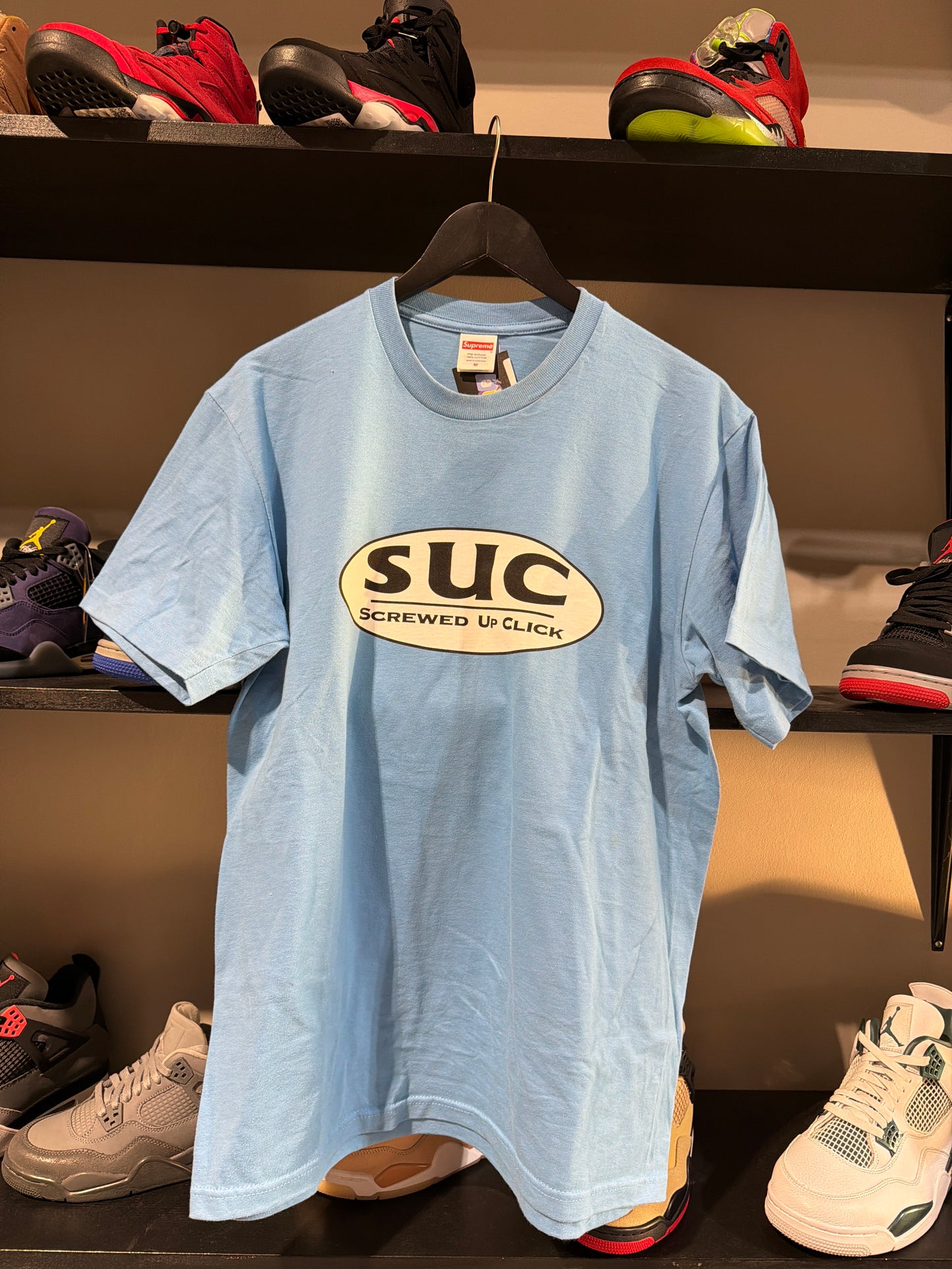 Supreme Dj Screw Light Blue Tee