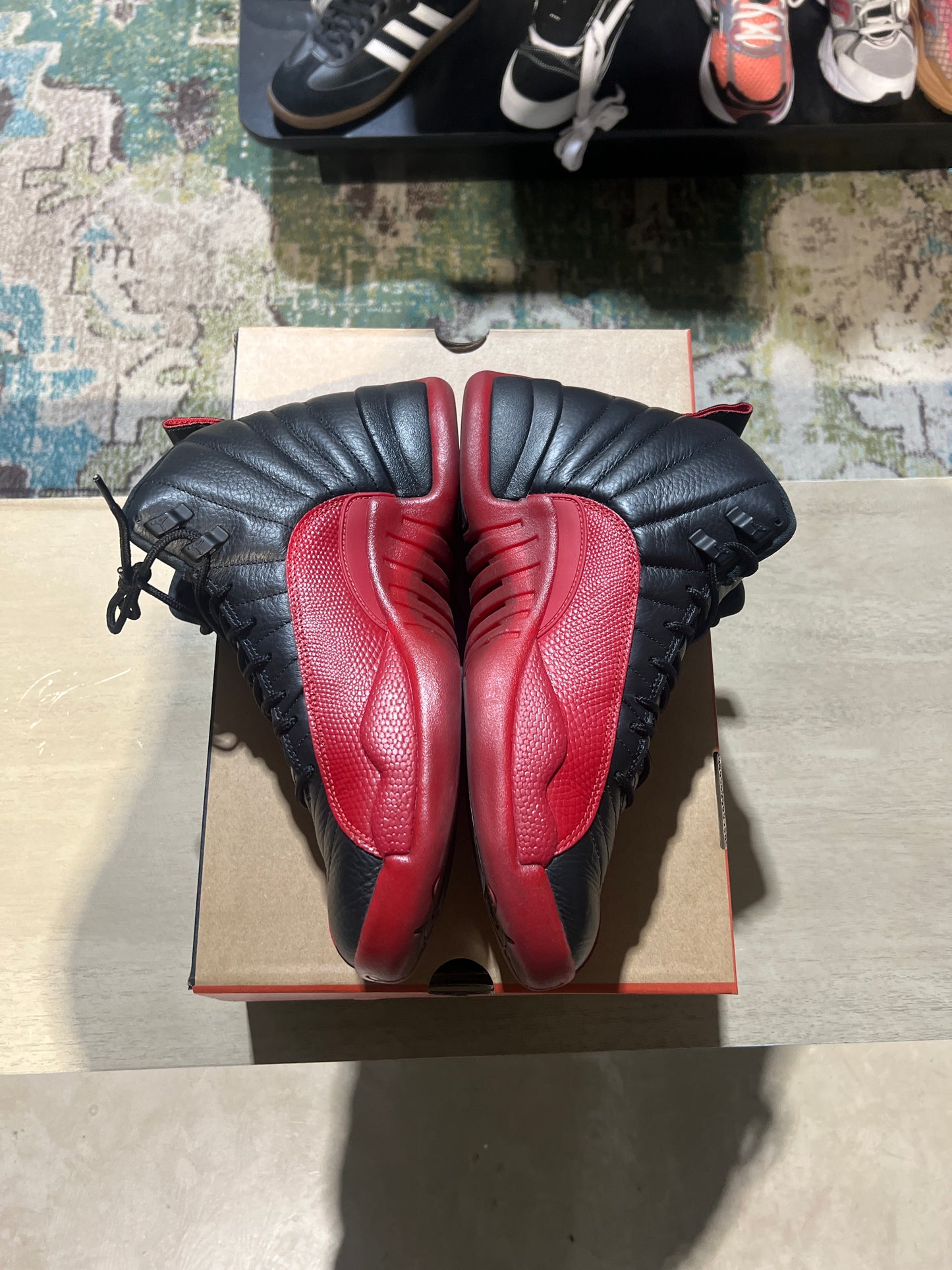 Jordan 12 Flu Game Used Sz 10