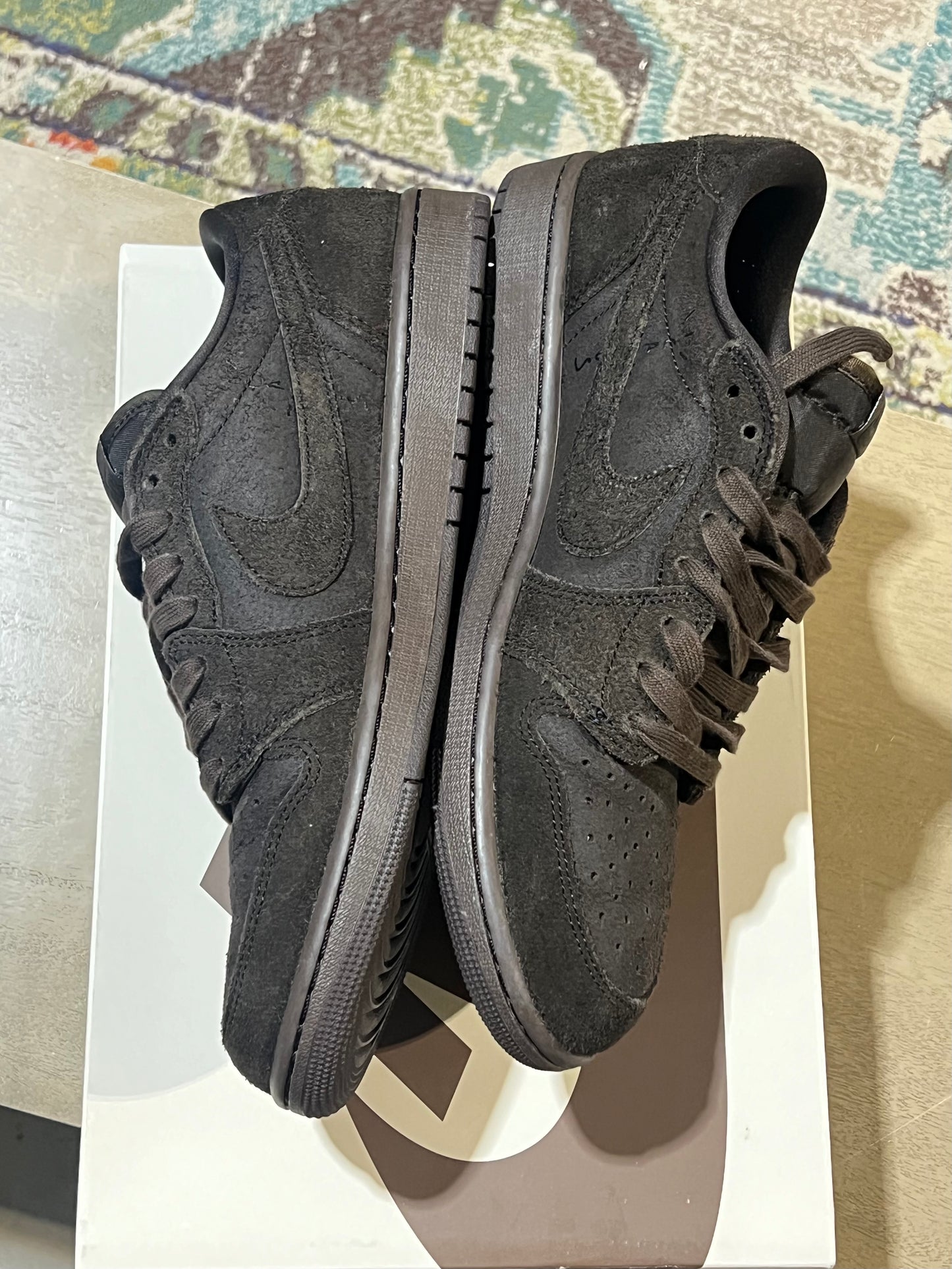Jordan 1 Travis Scott Velvet Brown Used Sz 11