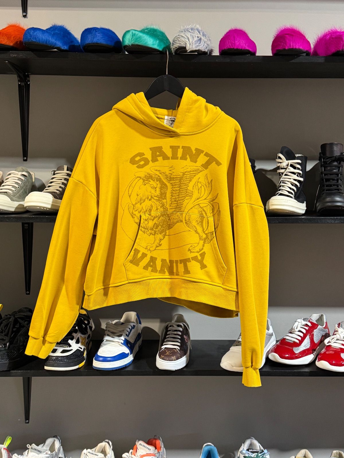 Saint Vanity Yellow/Brown Hoodie