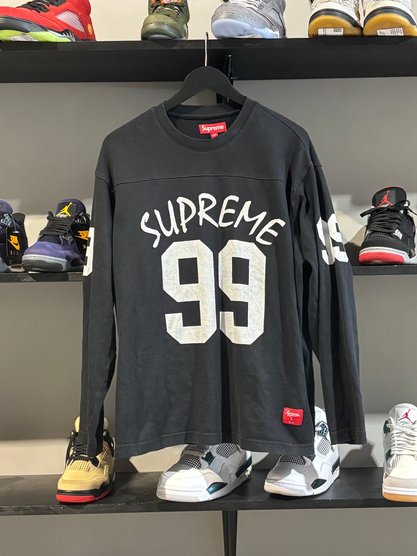 Black and White Supreme 99 Longsleeve