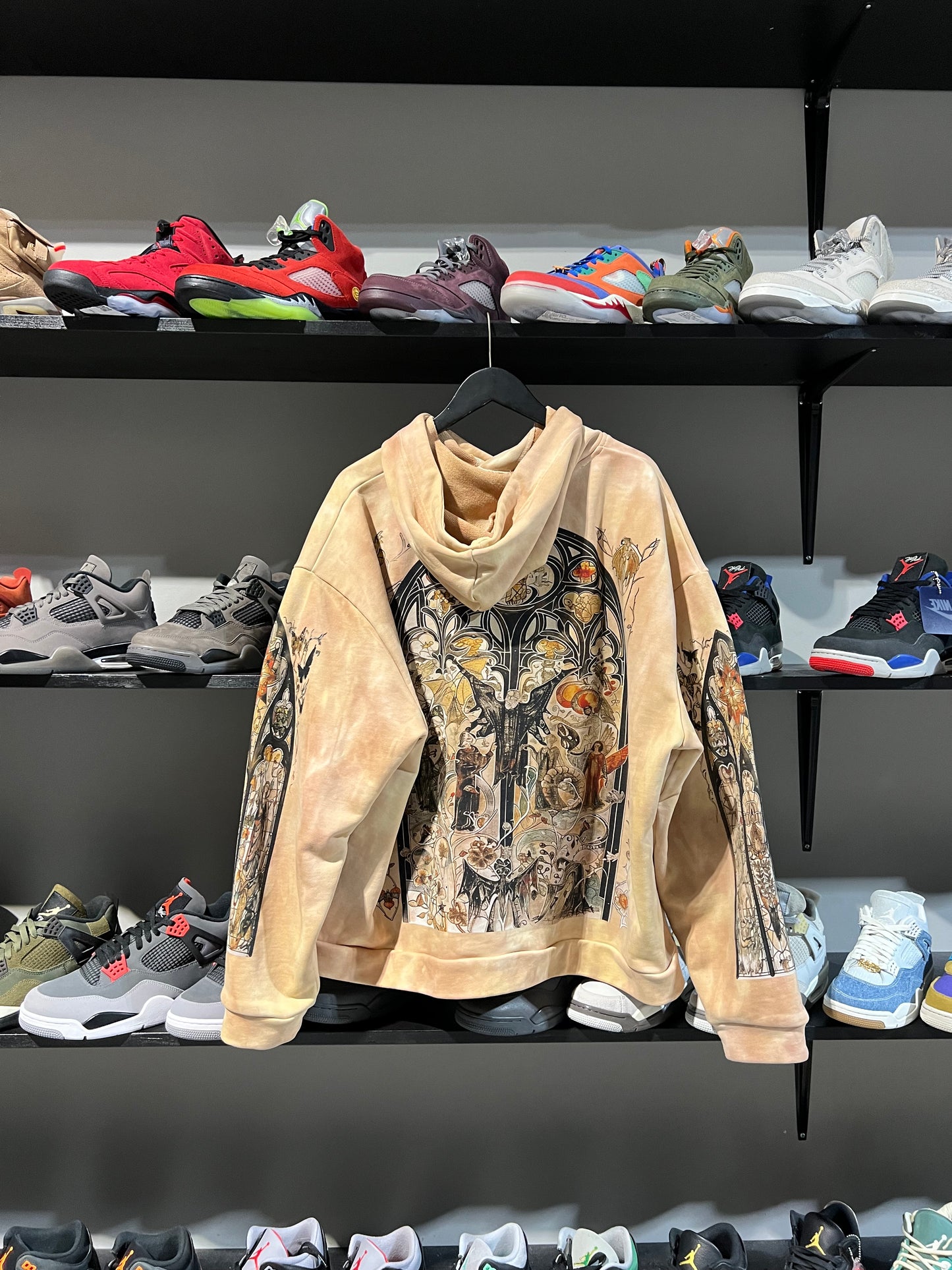 Who decides war cathedral khaki hoodie