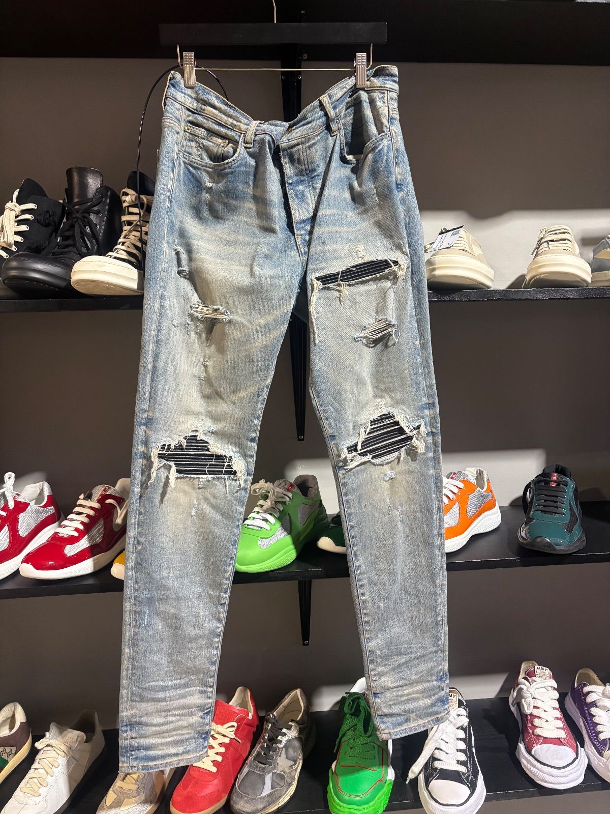 Amiri MX1 Black/Inidgo Denim