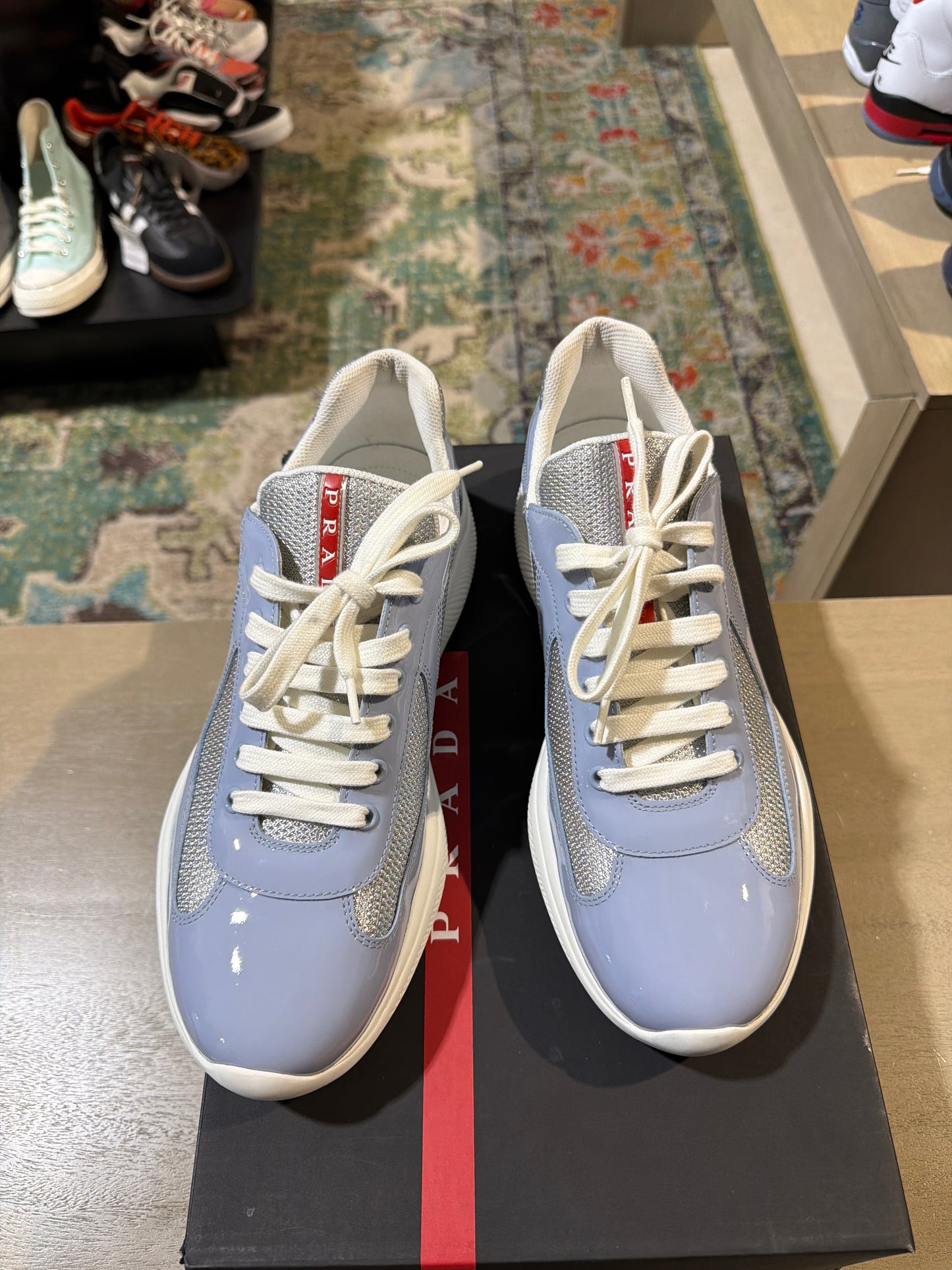 Prada Americas Cup Light purple Used Sz 9