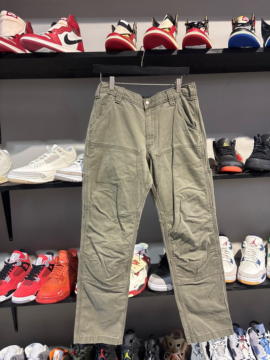 Carhartt Olive Double Knee Pants - Vintage