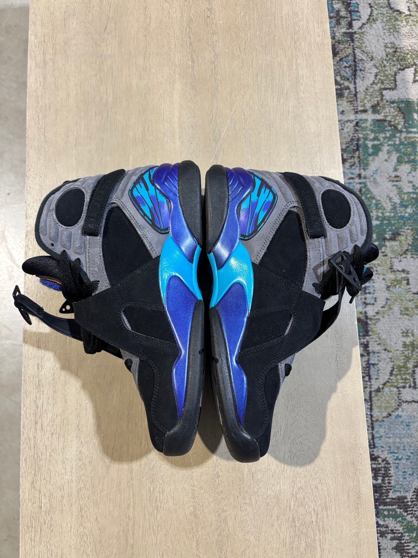 Jordan 8 Aqua Used Sz 9 NB