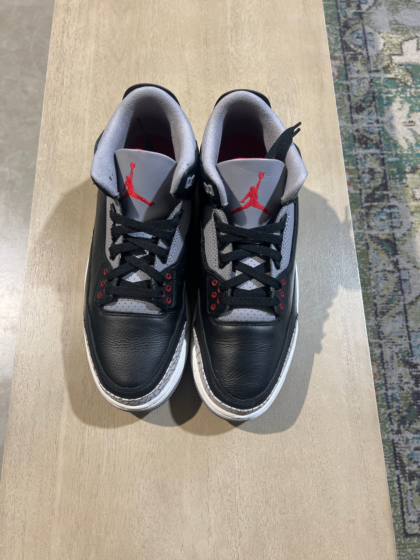 Jordan 3 Black Cement Used Sz 12 NB