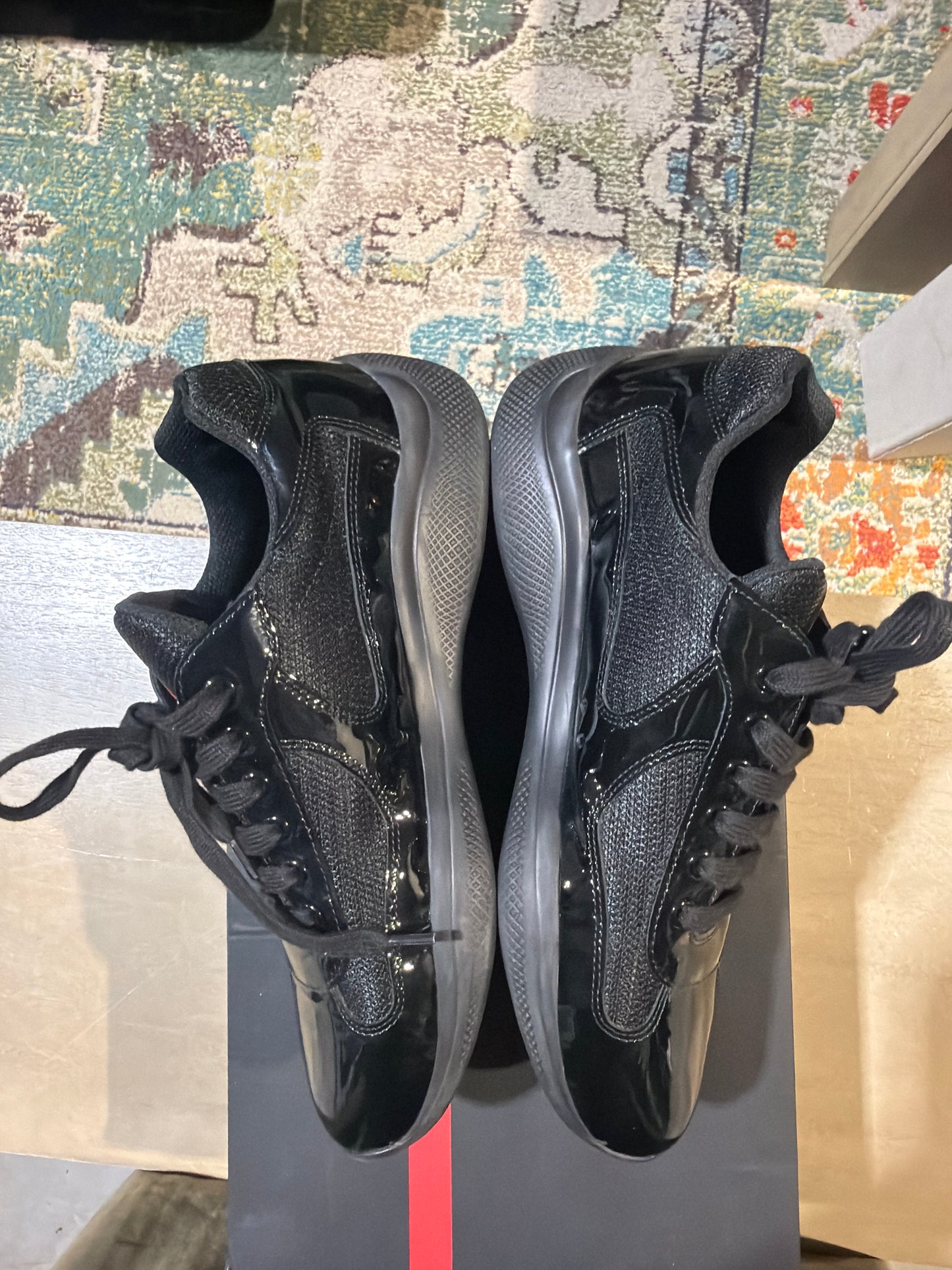 Prada Cup Black/Black Used Sz 8.5