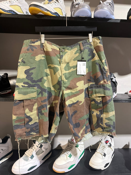 Vintage Army Cutoff Shorts Sz 36 (2)