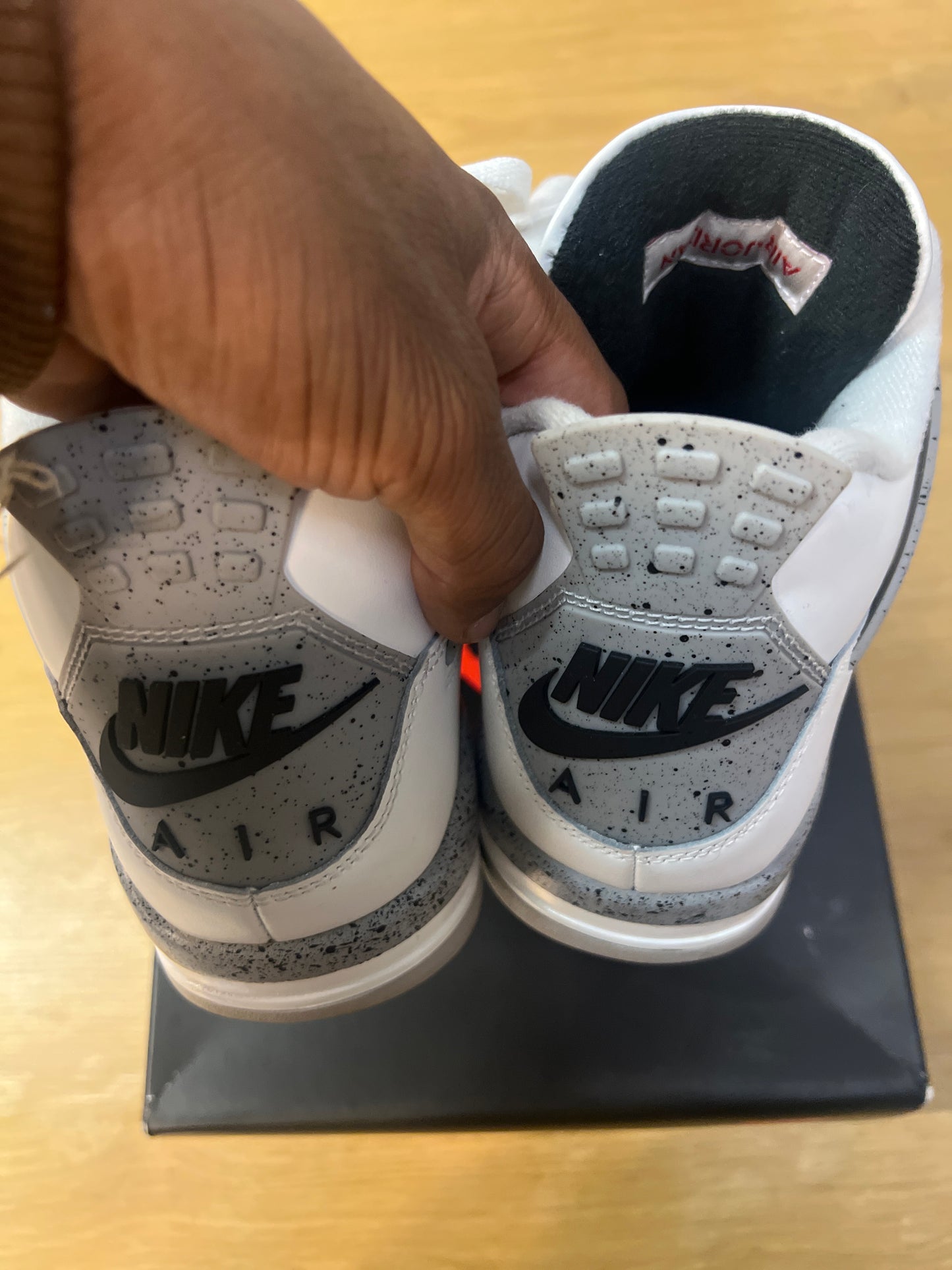 Jordan 4 White Cement Used Sz 10