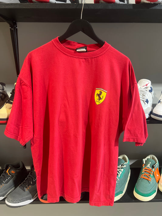 Vintage Ferrari Logo Tee Red 1999