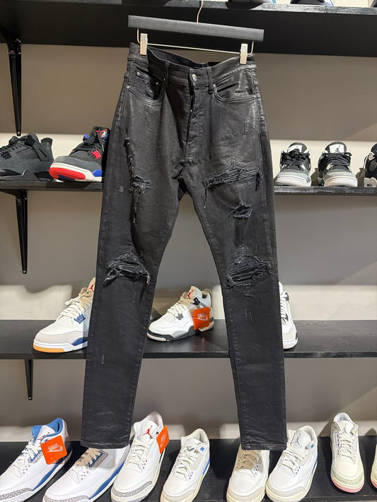Amiri MX1 Black/Black Jeans Sz 34