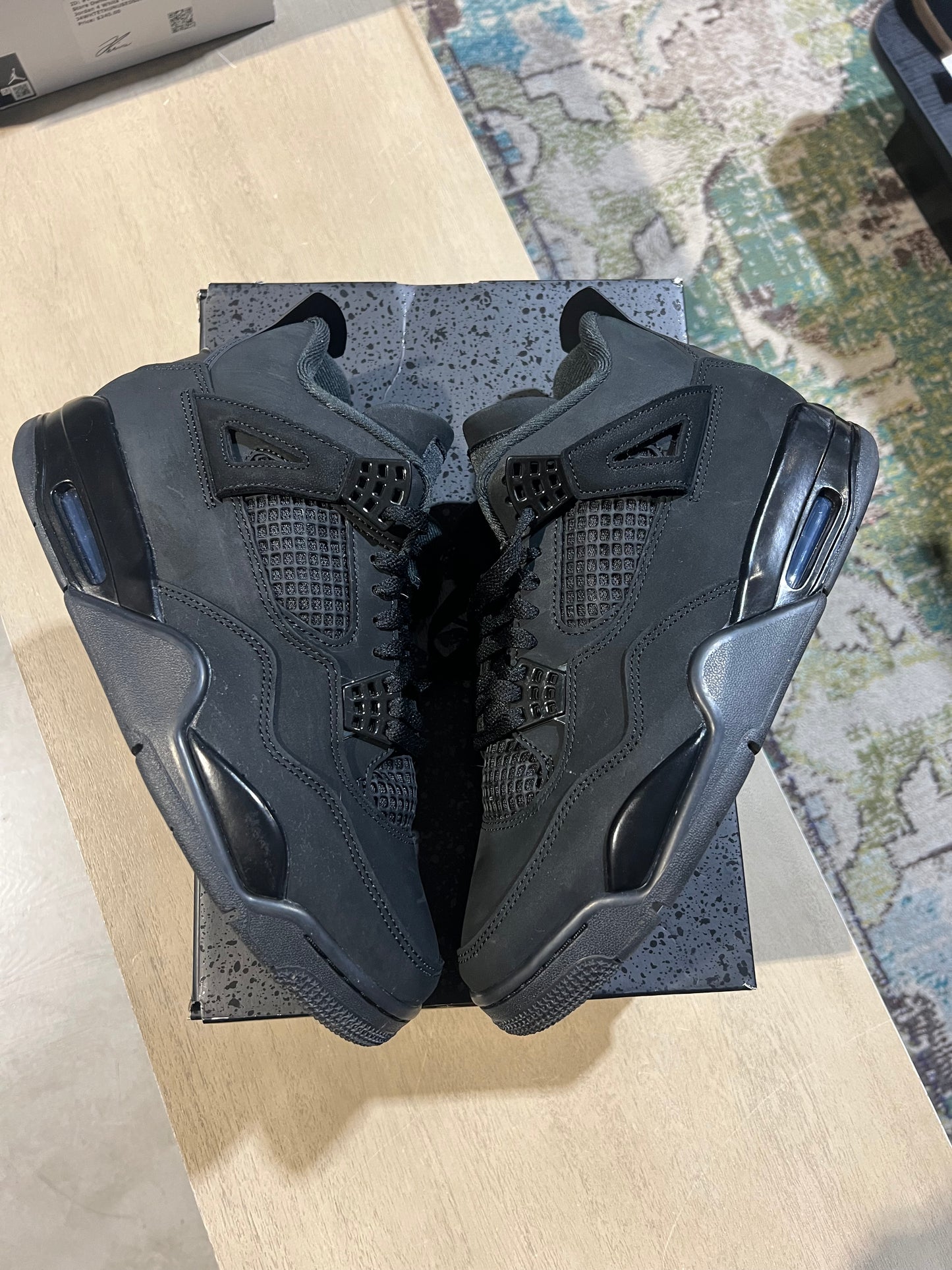 Jordan 4 Black Cat Used Sz 9