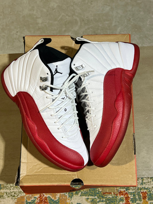 Jordan 12 Cherry Used Sz 9