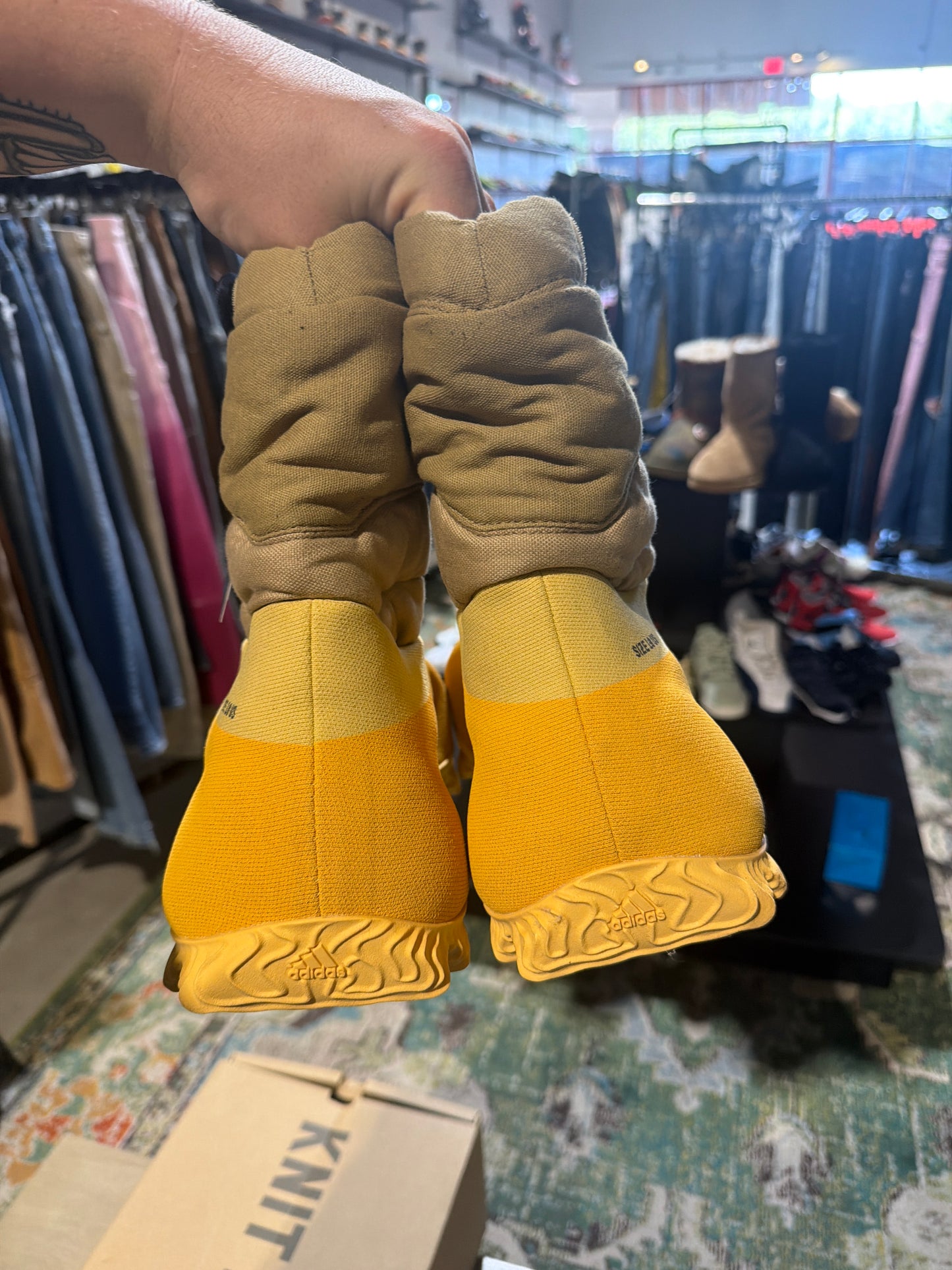 Yeezy Knit Boot Used Sz 10