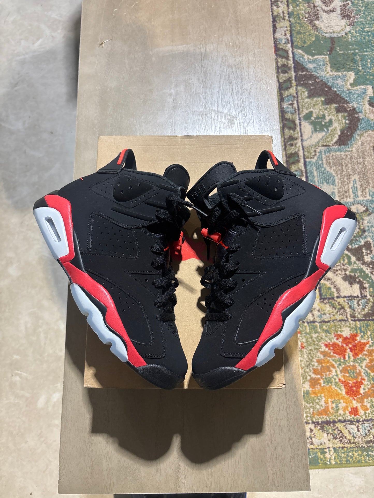 Jordan 6 Retro Infrared Salesman Used Sz 9