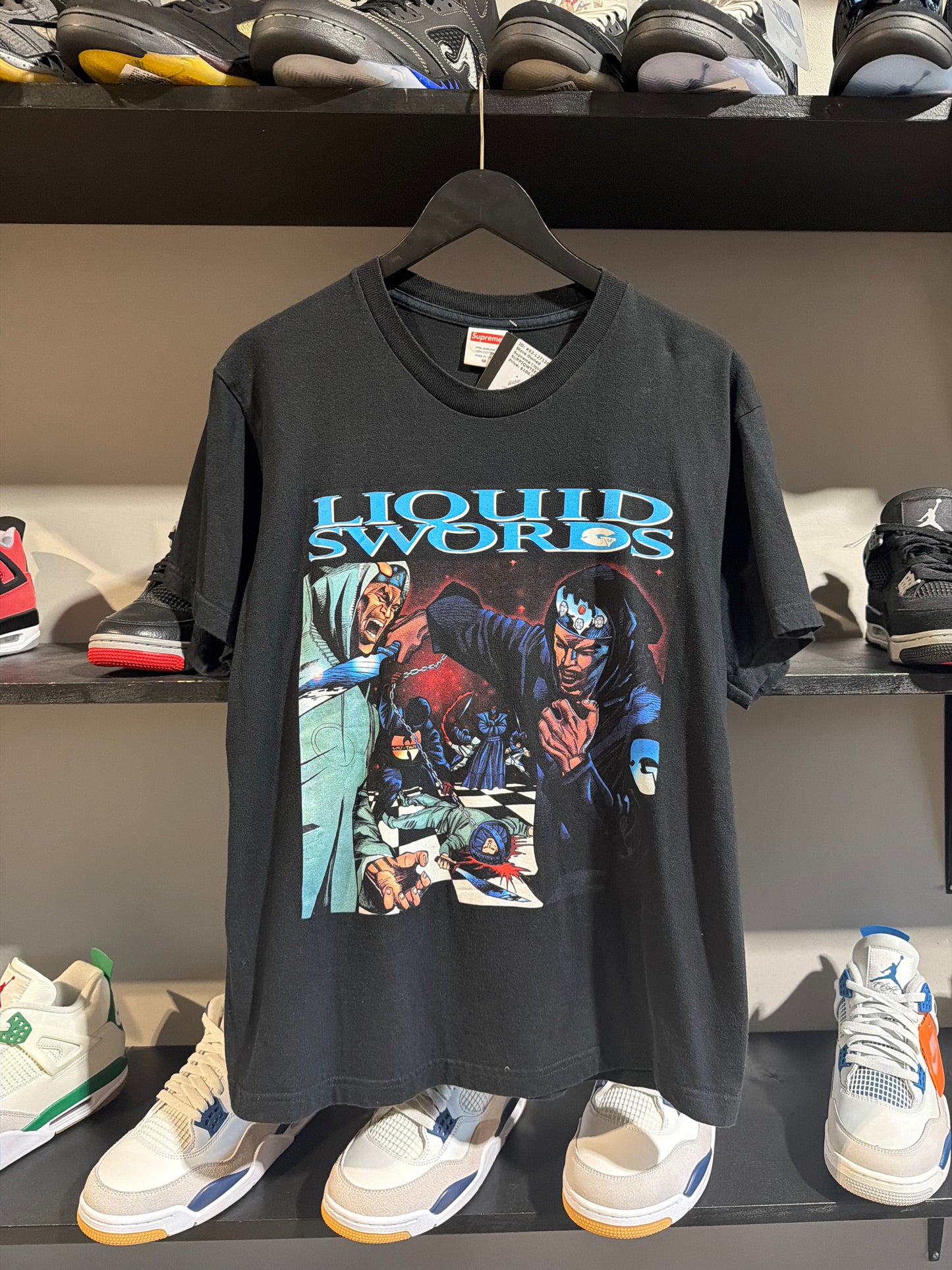 Supreme Liquid World Tee Black Sz M