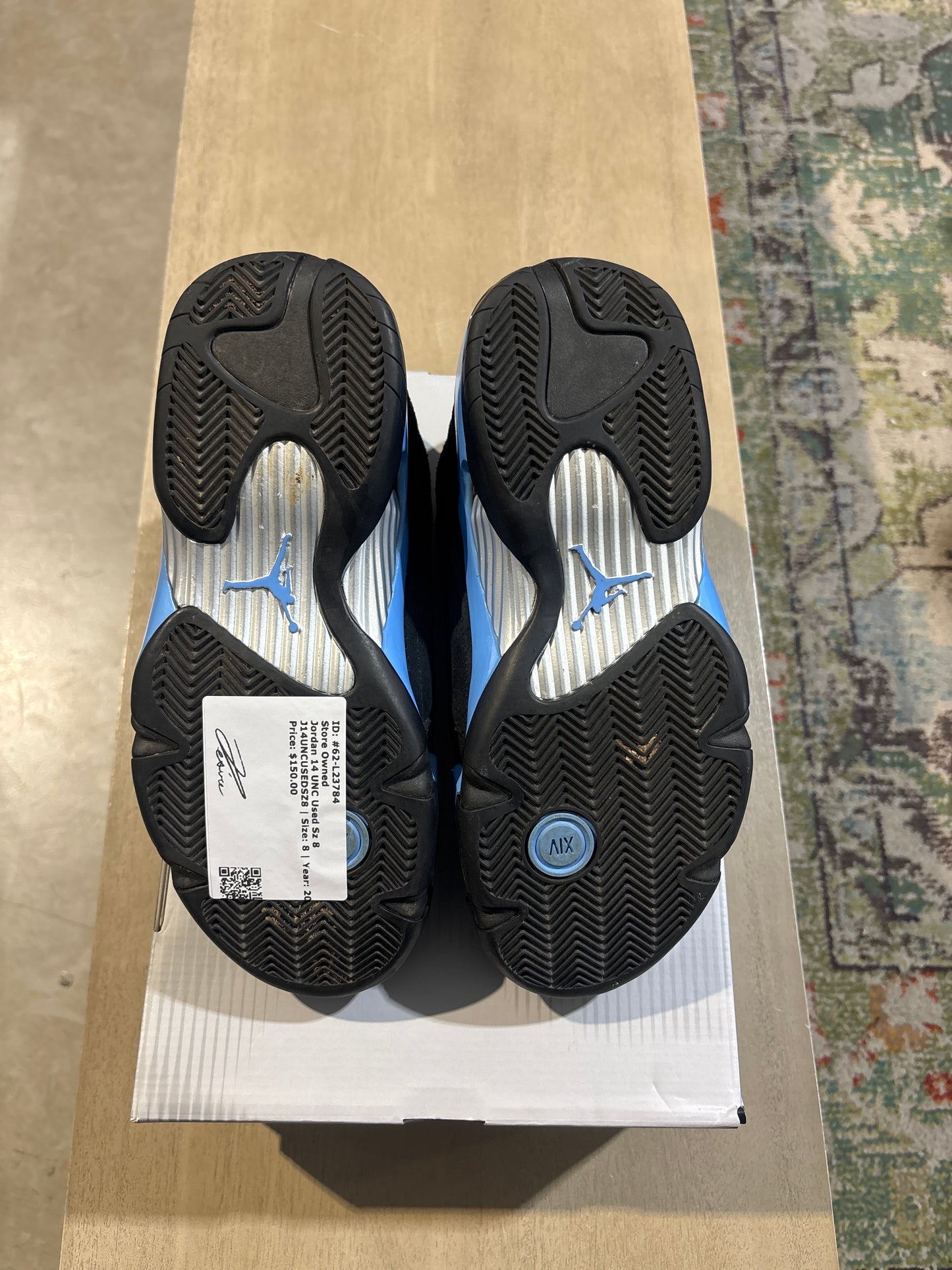 Jordan 14 UNC Used Sz 8