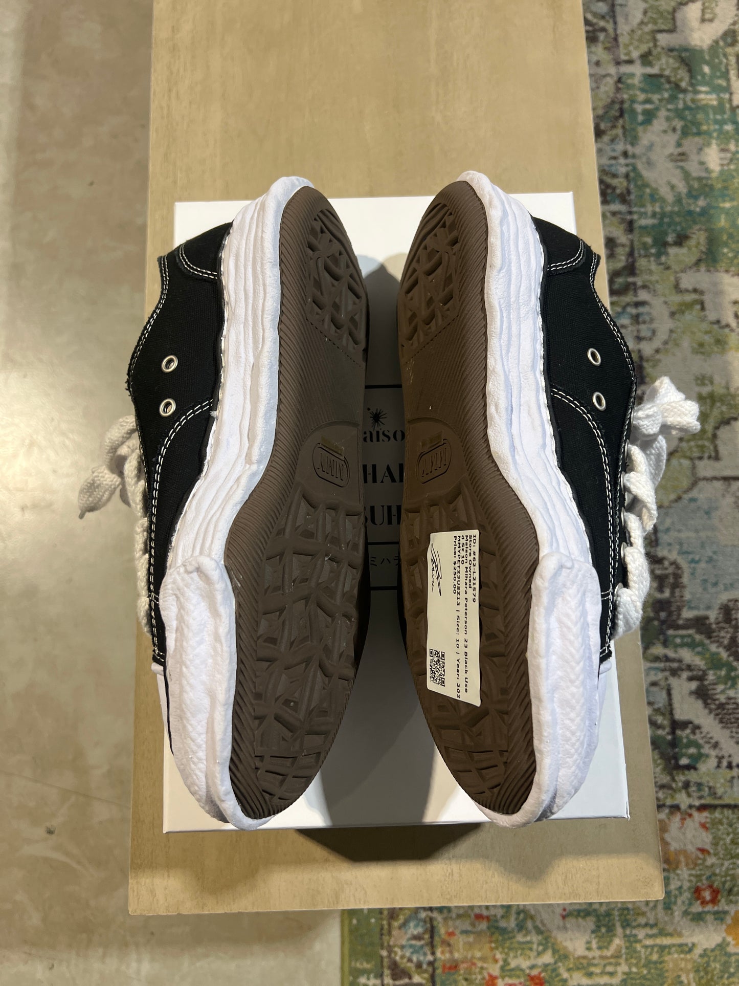 Maison Mihara Peterson 23 Black Used Sz 10