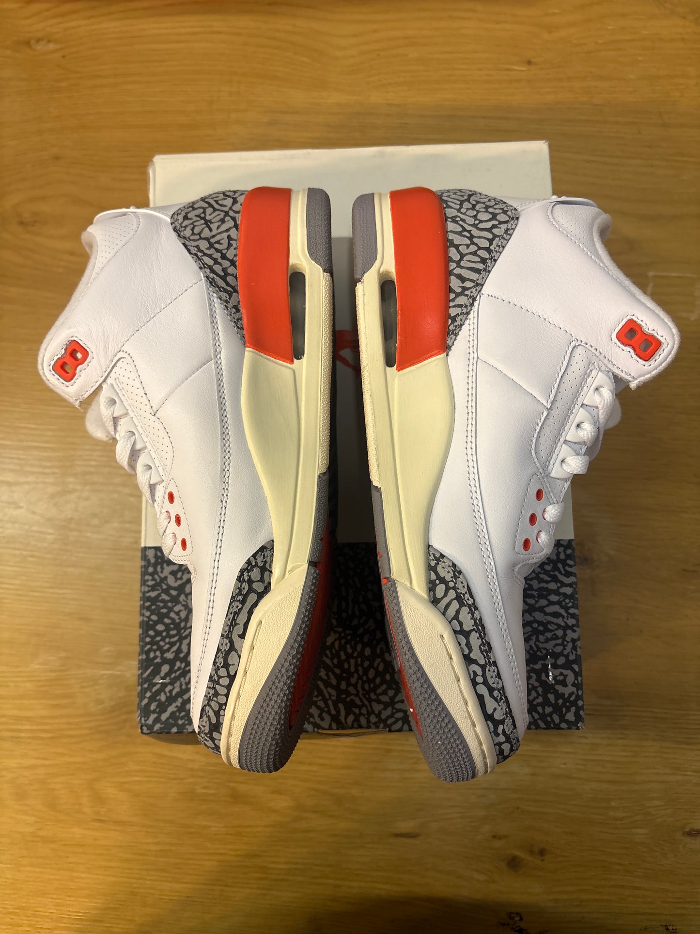 WMNS JORDAN 3 GEORGIA PEACH Used Sz 10.5W