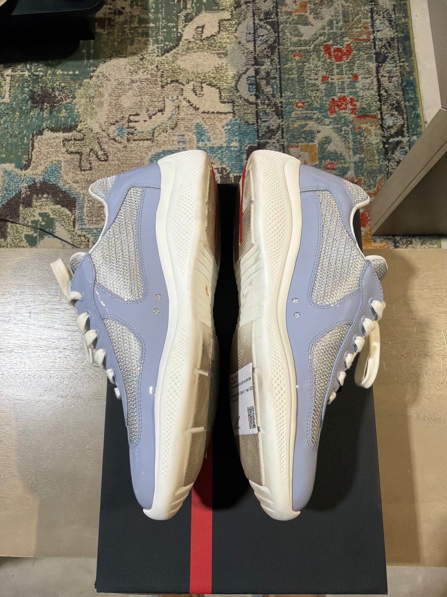 Prada Americas Cup Light purple Used Sz 9