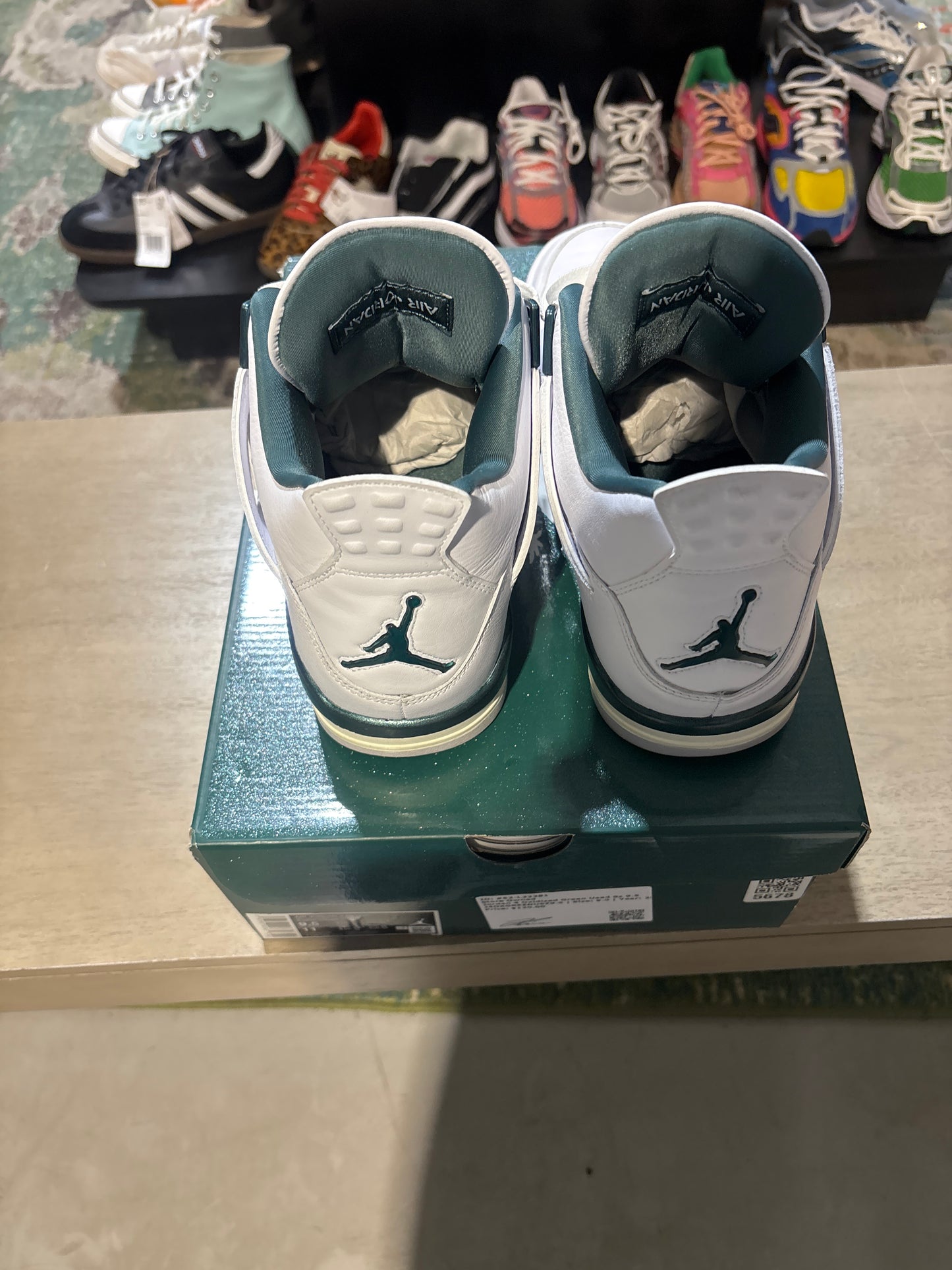 Jordan 4 Oxidized Green Used Sz 9.5