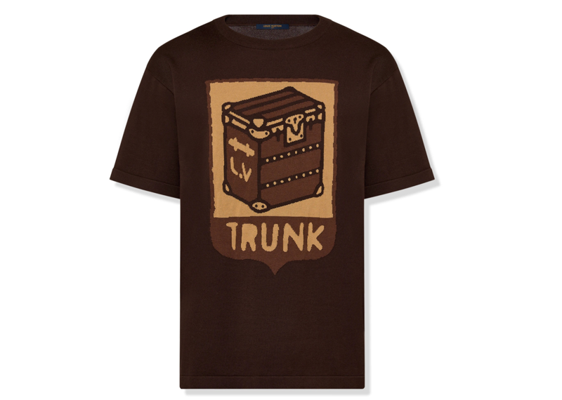 LV Trunk Tee Brown