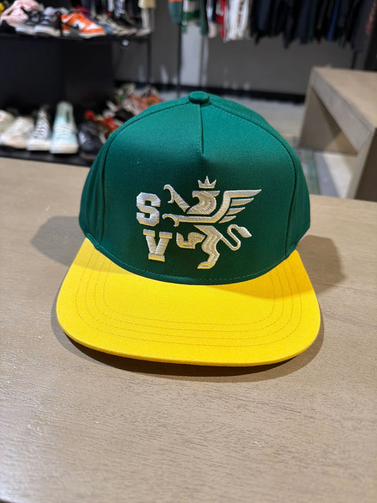 Saint Vanity Green/Yellow Lion Snap Back