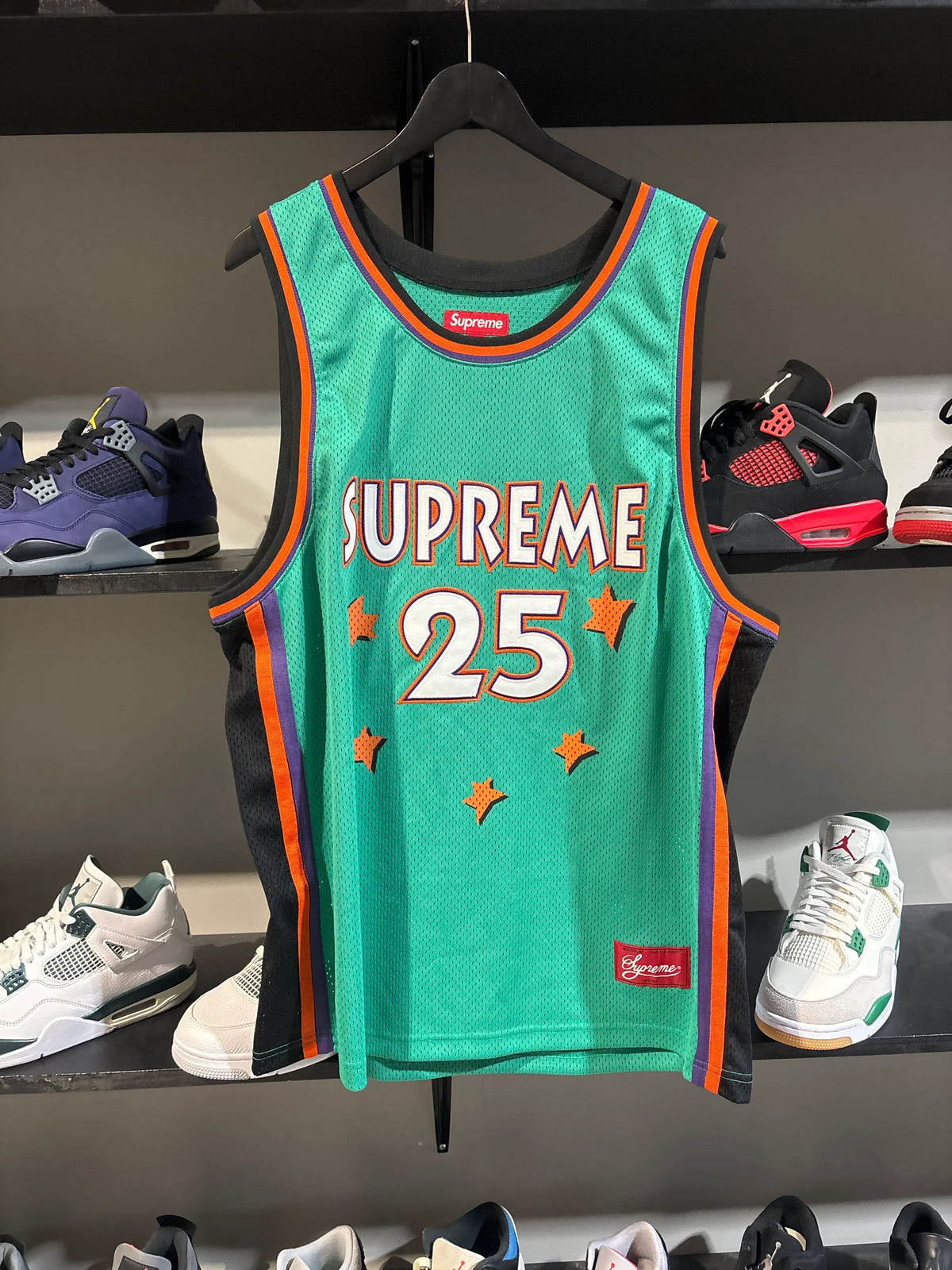Supreme Allstar Supreme Jersey Green Sz Xl - Pre-Owned
