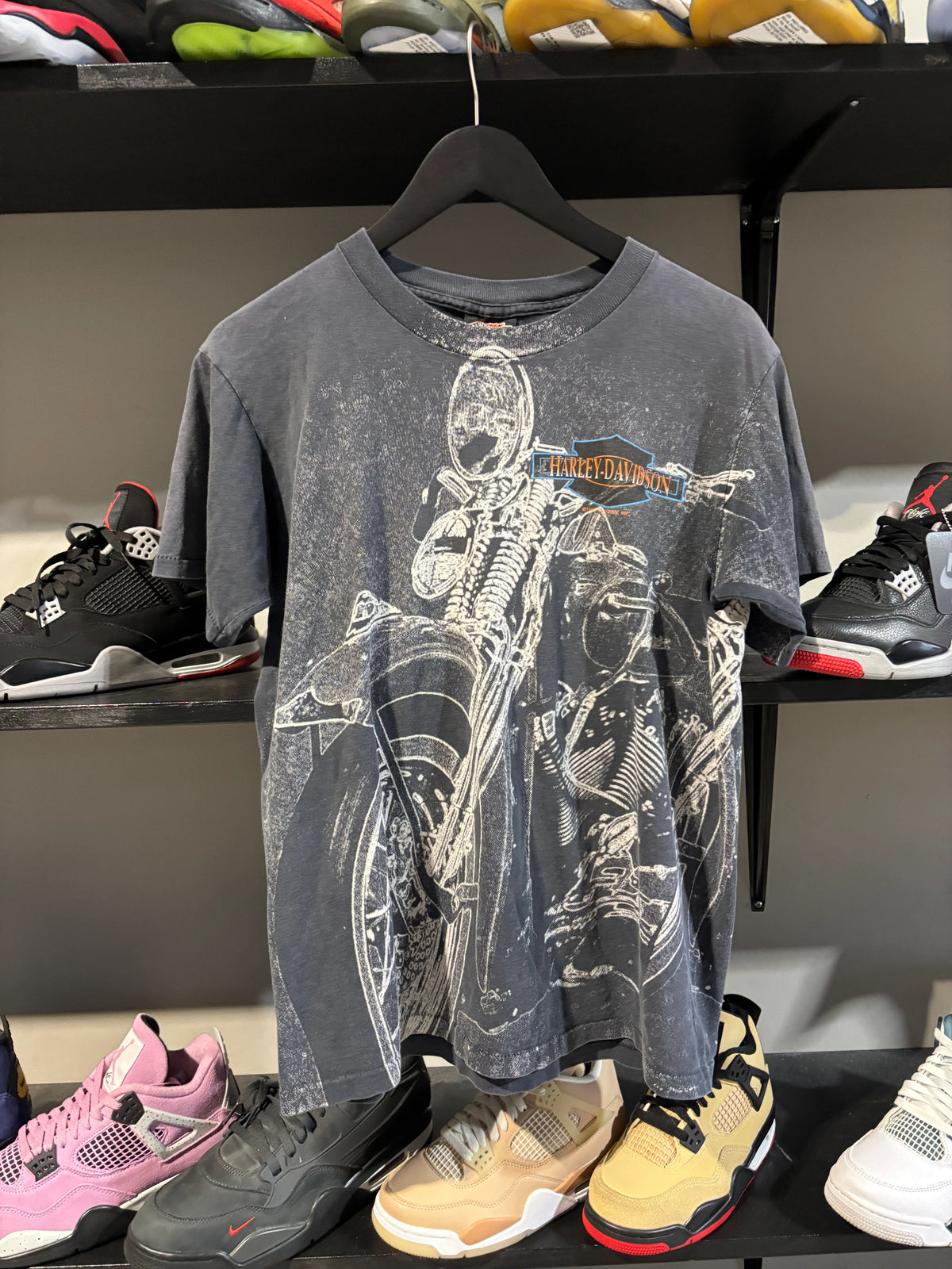 Vintage Harley Davidson Aop Biker Tee - Pre-Owned