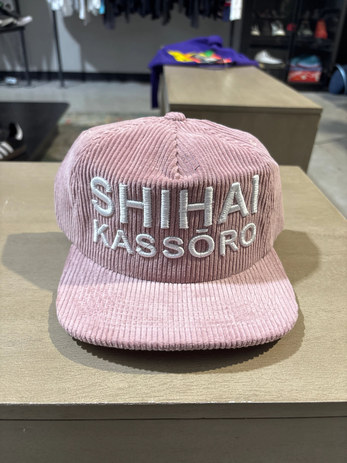 Shihai Kassoro Pink Corduroy Hat