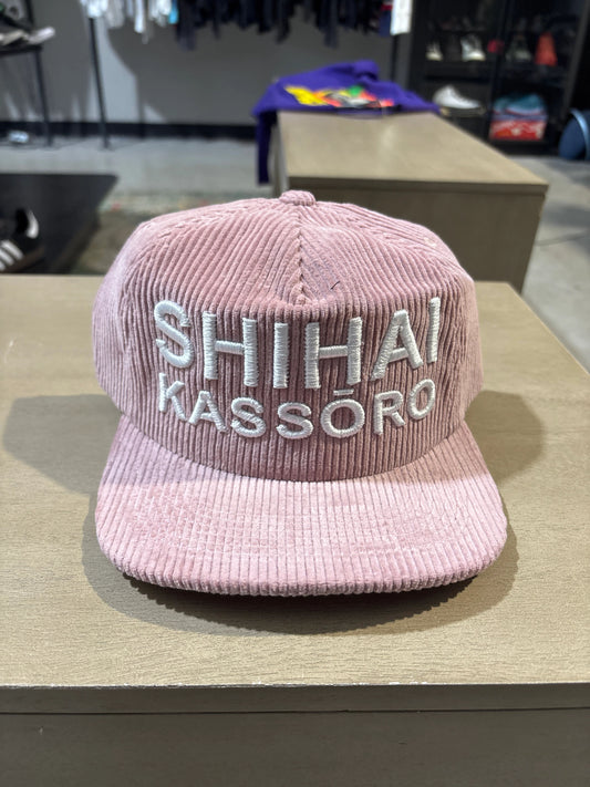 Shihai Kassoro Pink Corduroy Hat