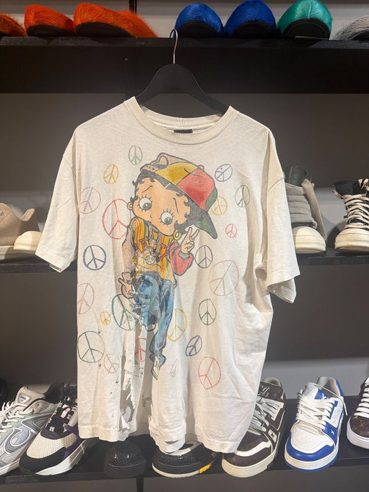 Vintage Betty Boop Peace Tee - Vintage