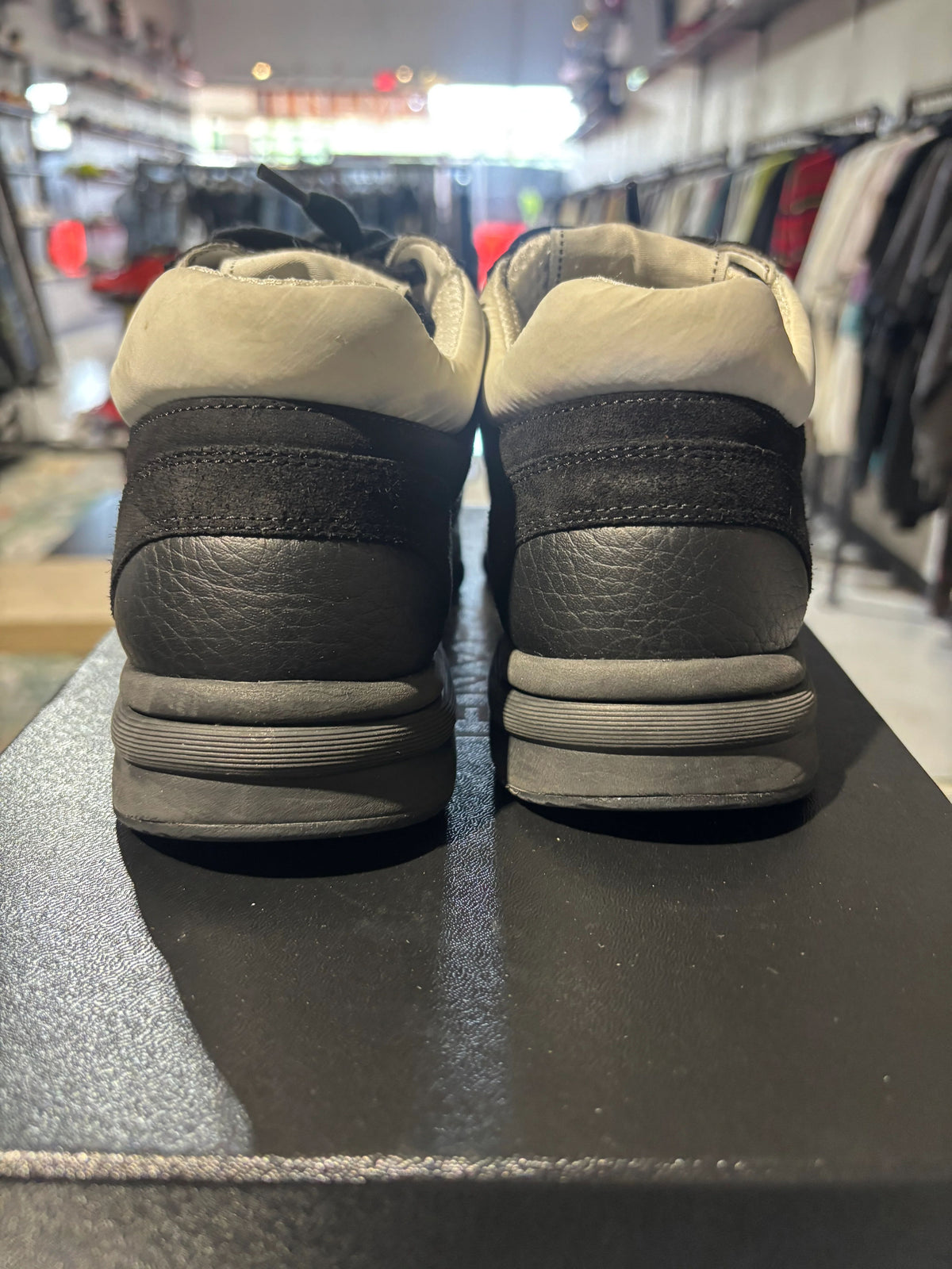Chanel Trainer Sneakers Black/White Used Sz 4 - Pre-Owned