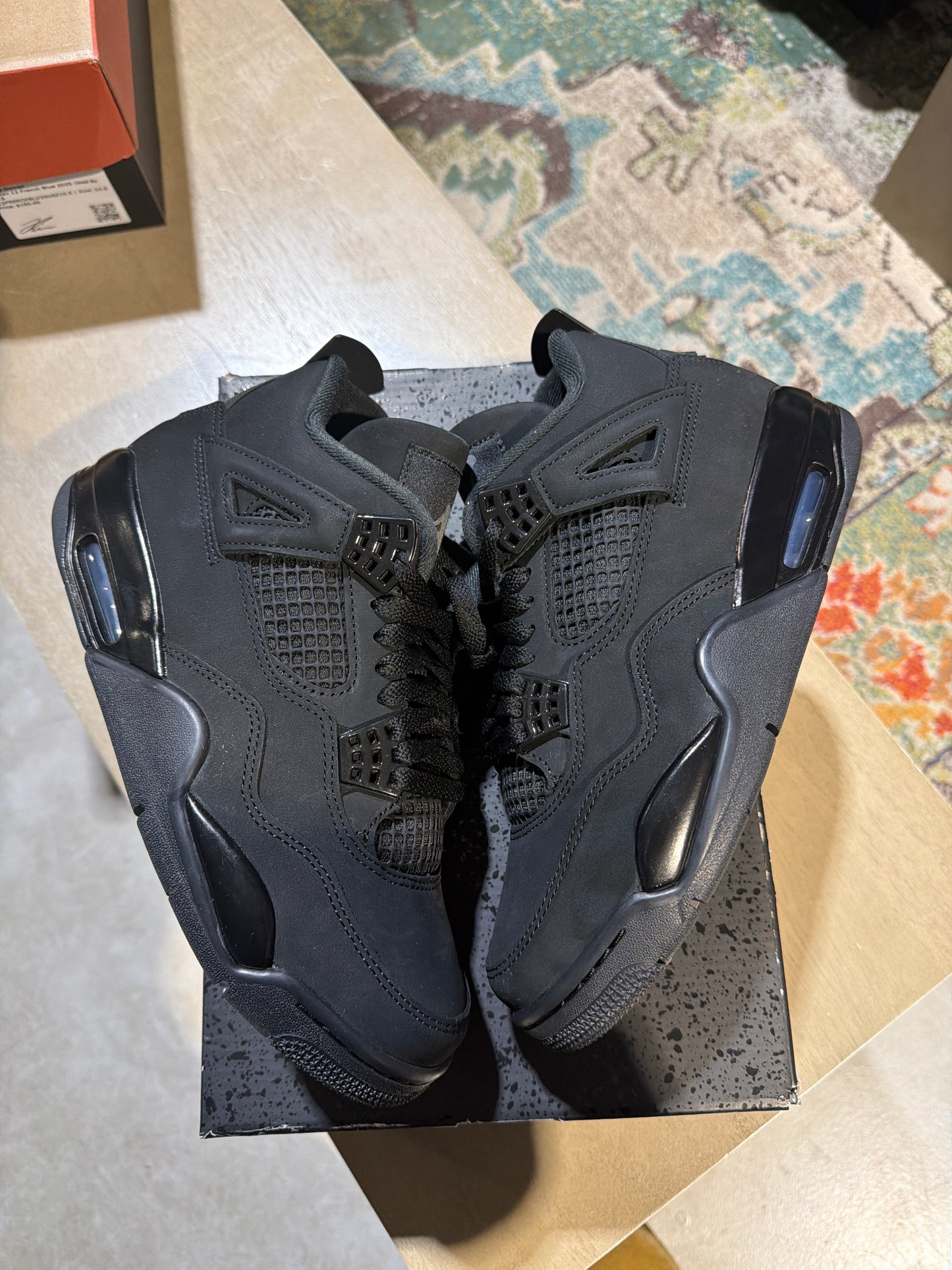 Jordan 4 Black Cat used Sz 8