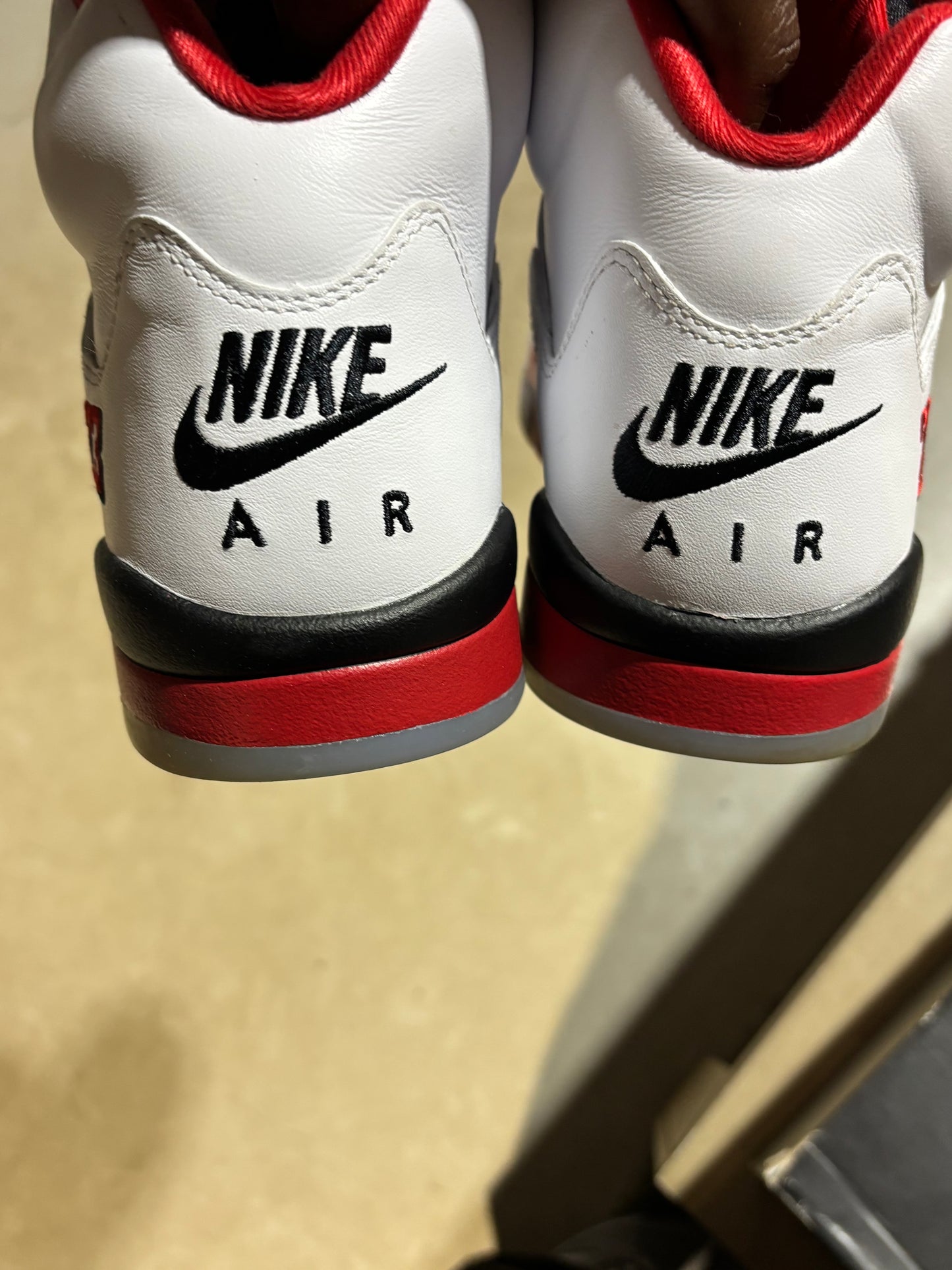 Jordan 5 Fire Red Used Sz 11.5