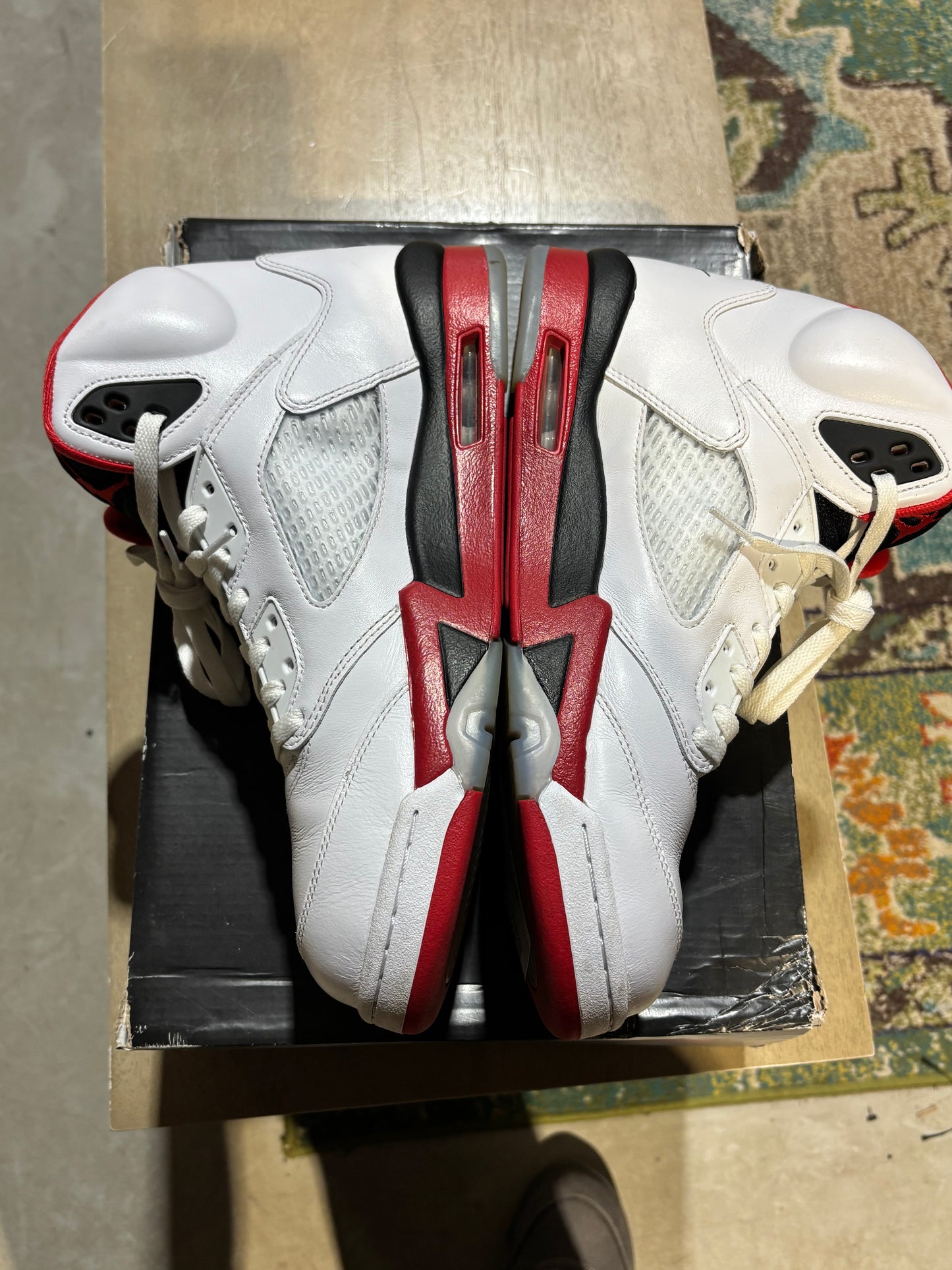 Jordan 5 Fire Red Used Sz 11.5