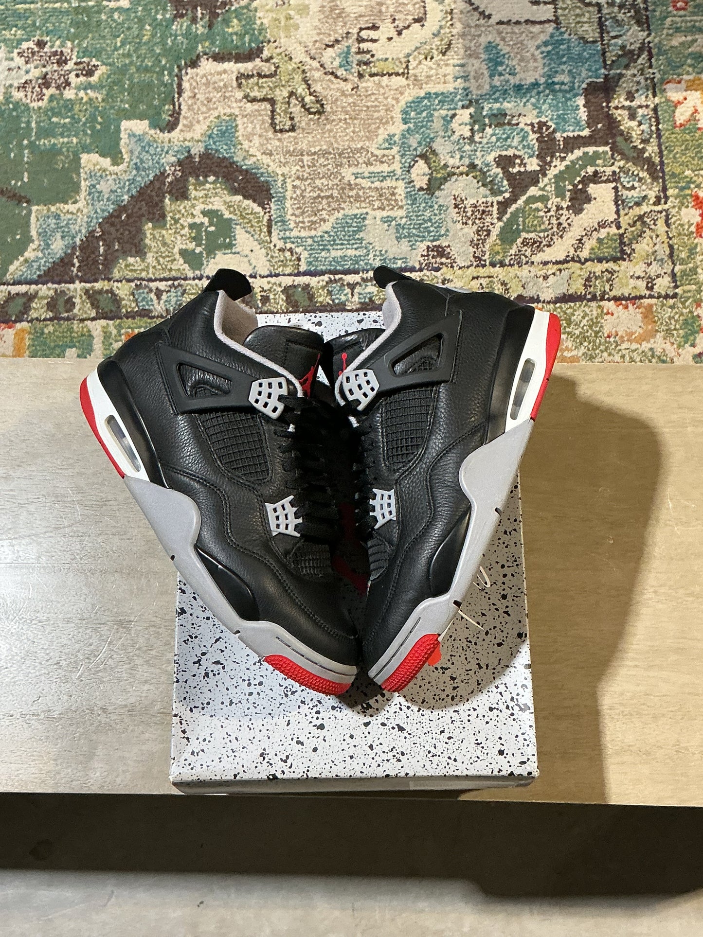 Jordan 4 Bred Reimagined Used Sz 10.5 (1)